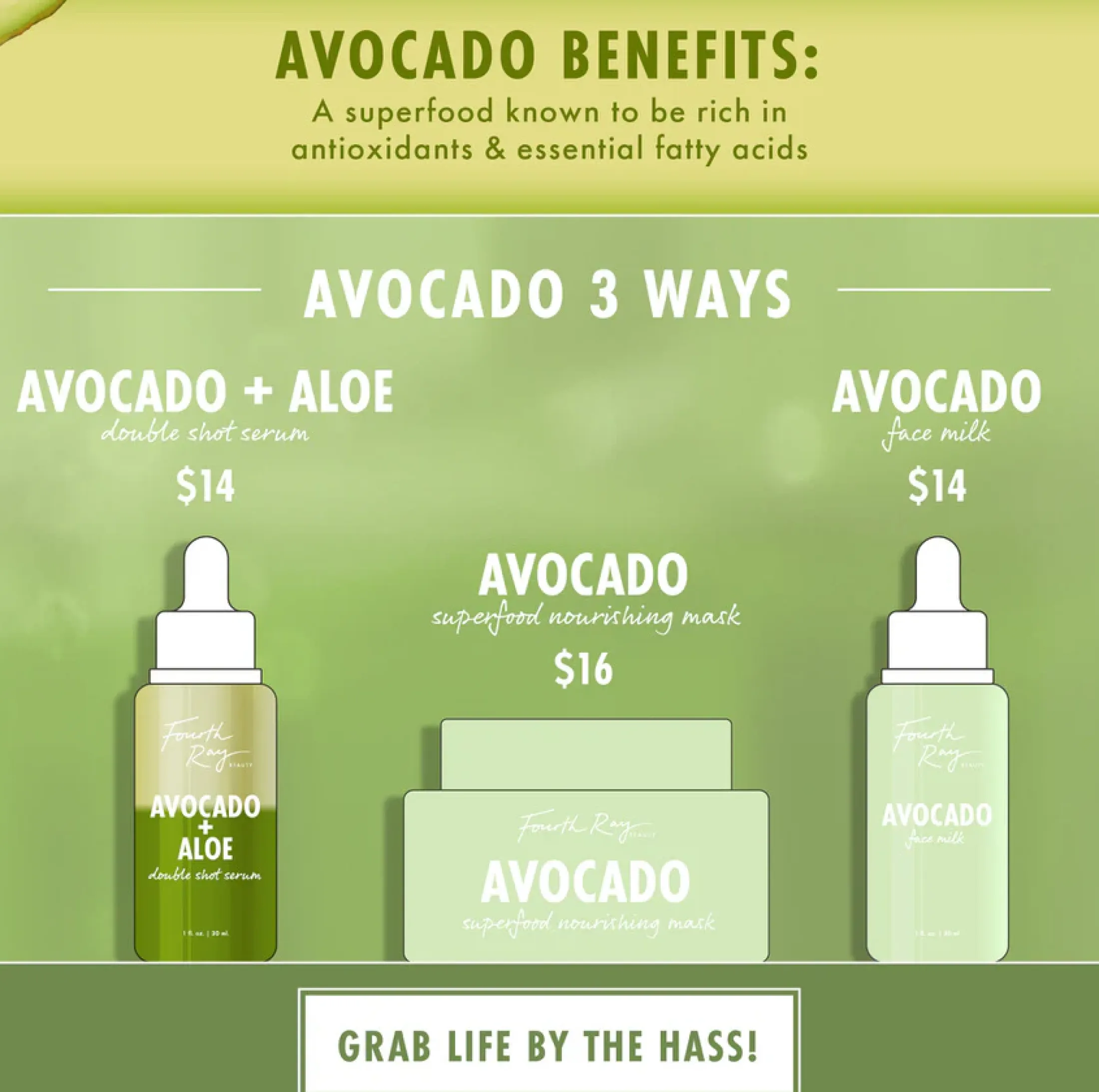 ColourPop Masks*Avocado Superfood Mask Nourishing Face Mask
