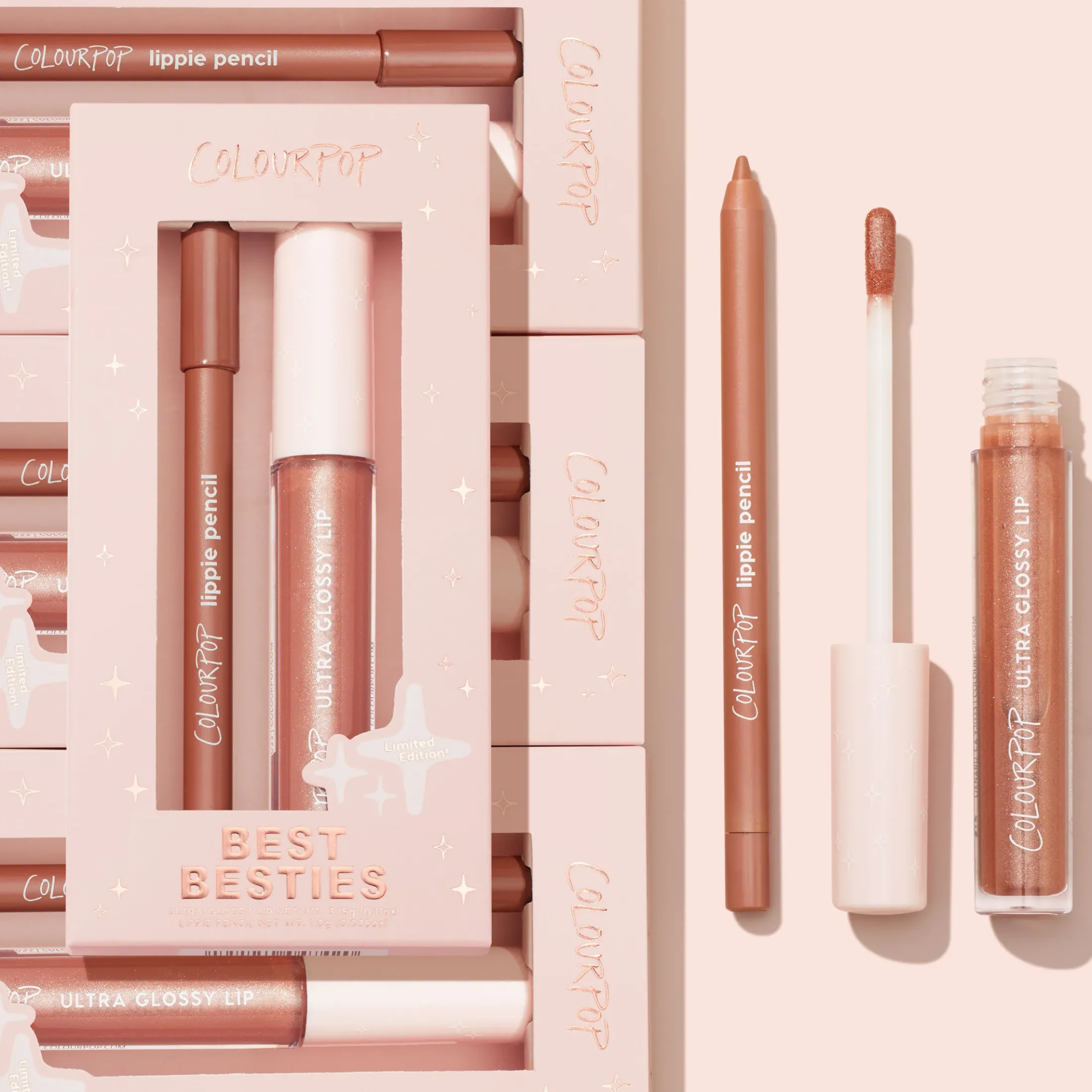 ColourPop Lip Gloss & Lip Oil|Lip Sets*Best Besties Lip Pencil & Lip Gloss Set