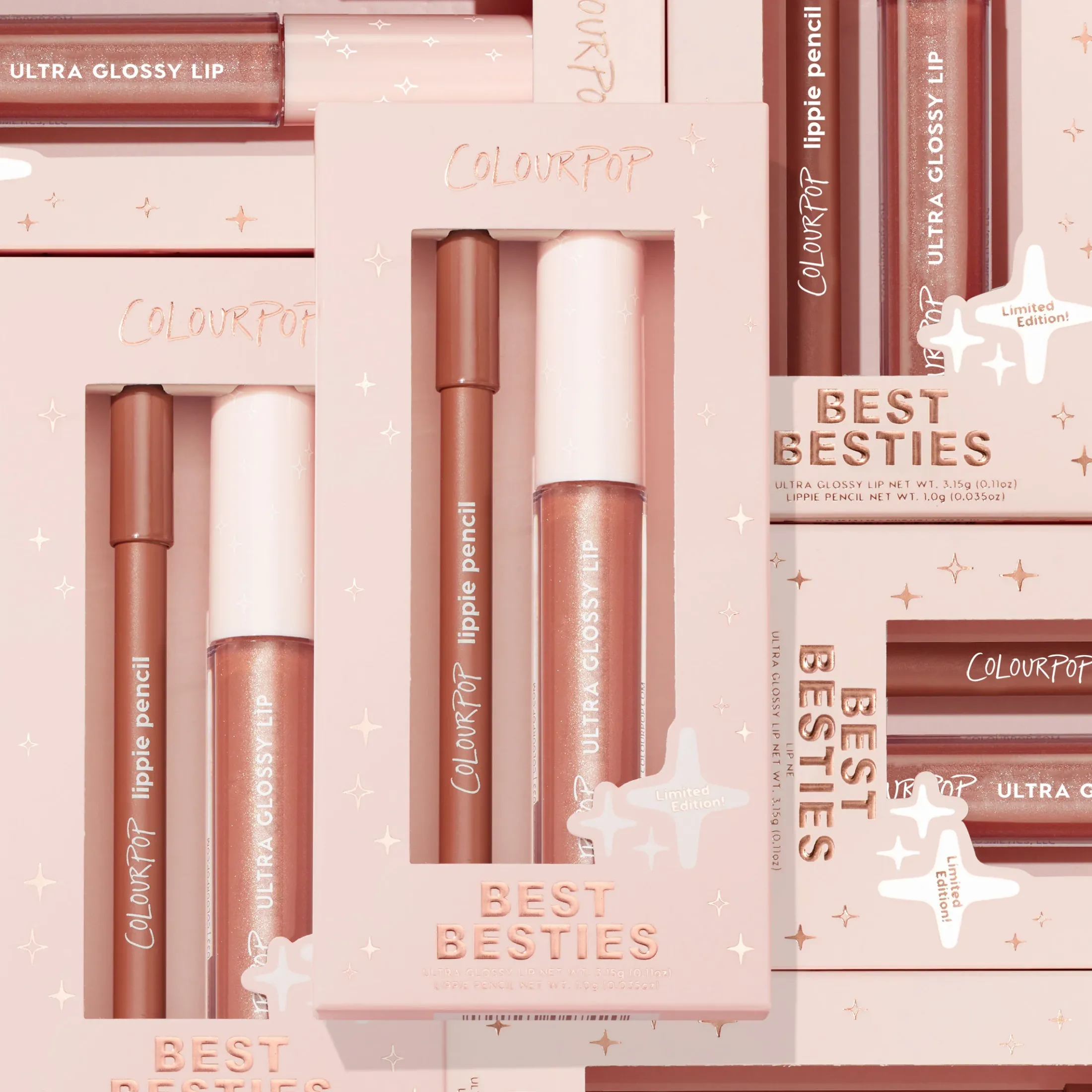 ColourPop Lip Gloss & Lip Oil|Lip Sets*Best Besties Lip Pencil & Lip Gloss Set