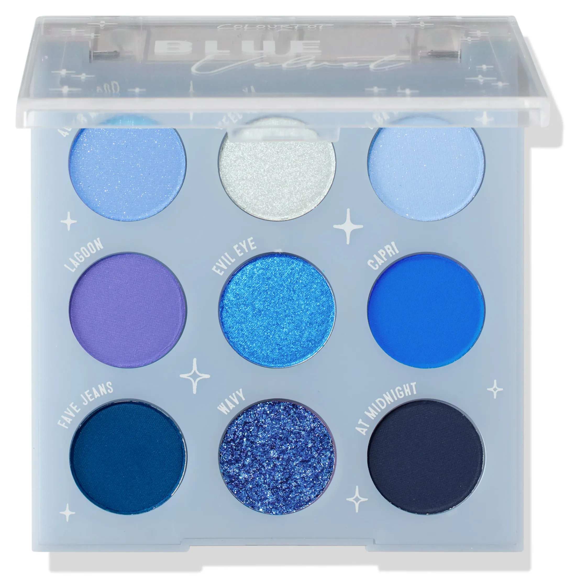 ColourPop Monochromatic Palettes*Blue Velvet Cool-Tone Powder Palette