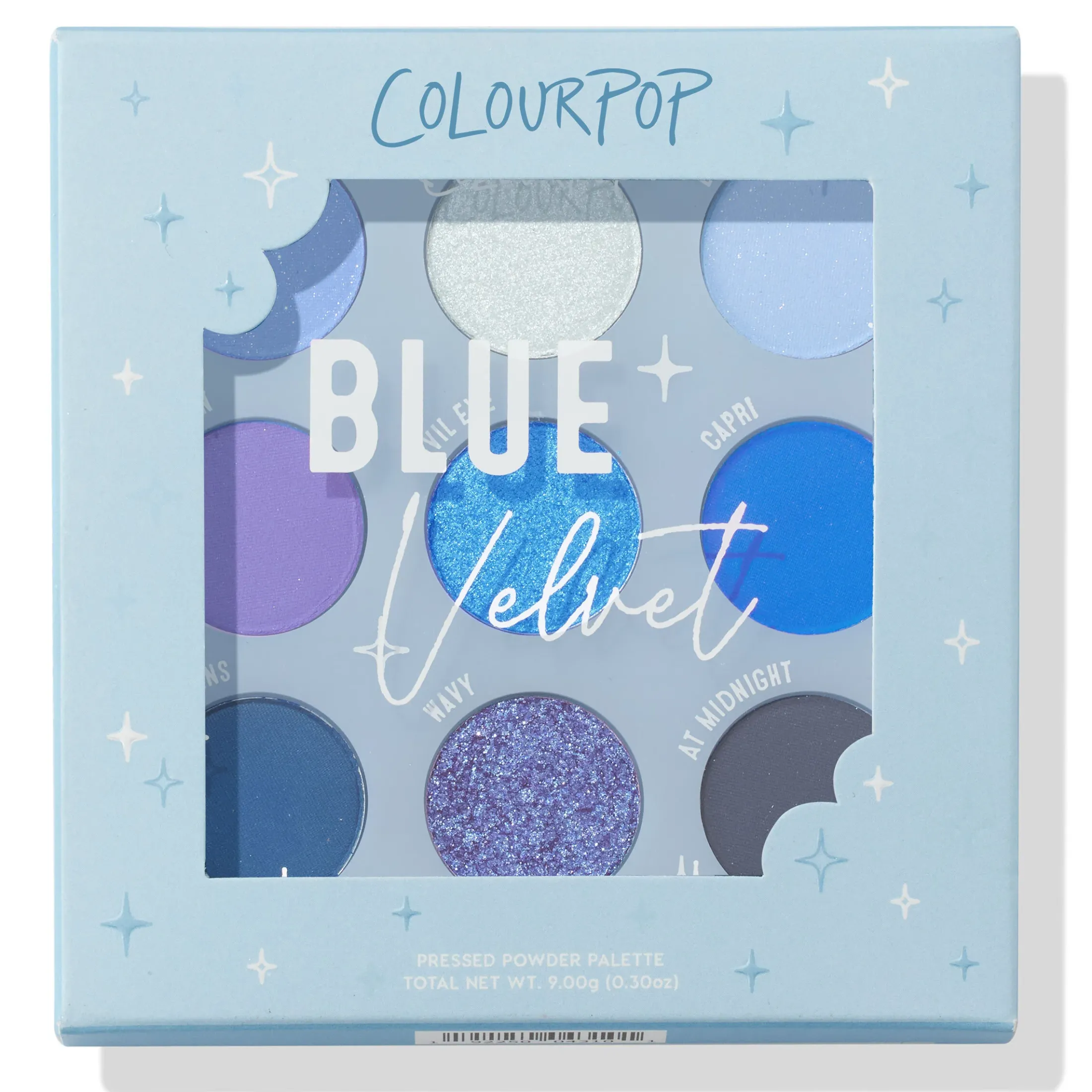 ColourPop Monochromatic Palettes*Blue Velvet Cool-Tone Powder Palette