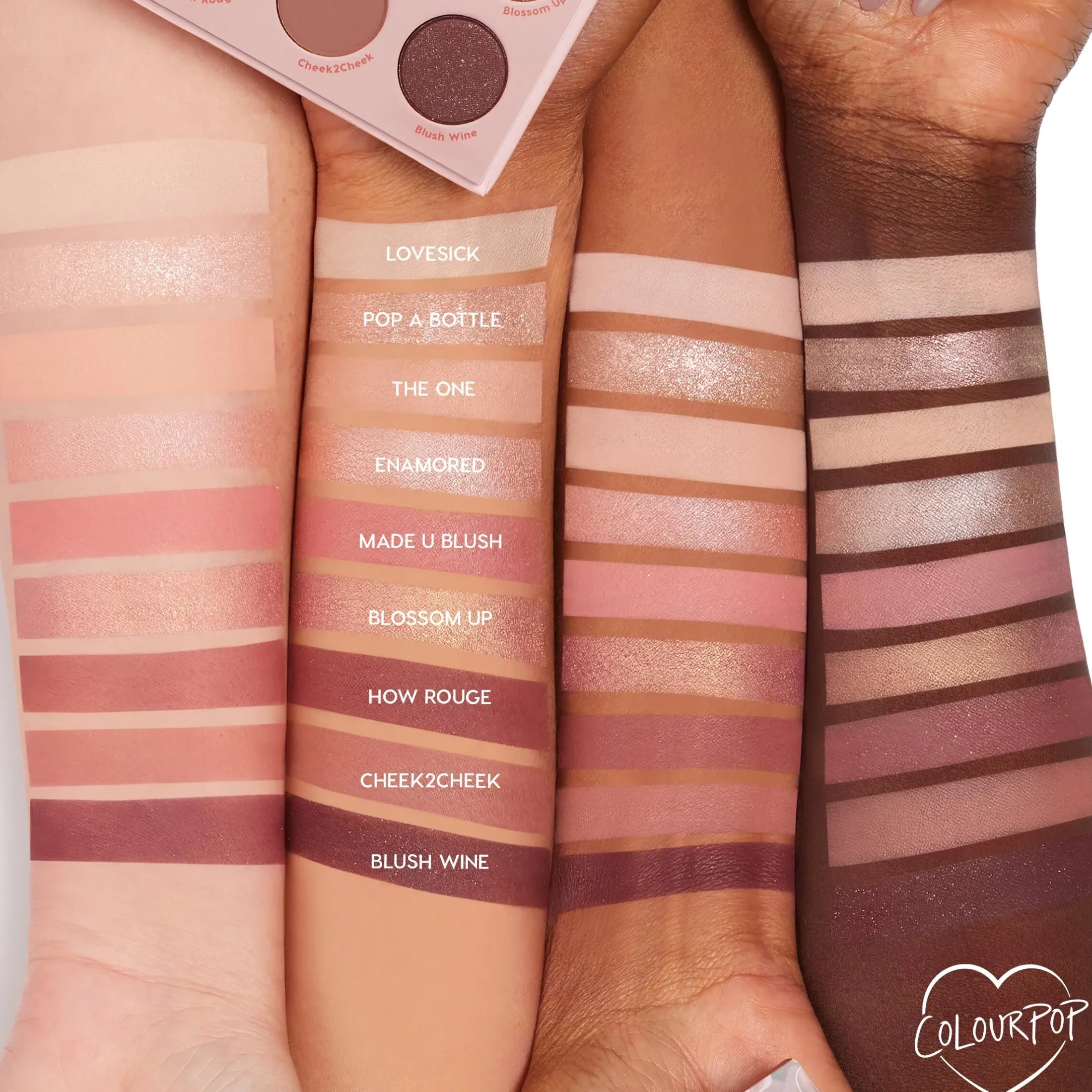 ColourPop Nude Palettes*Blush Crush Warm-Nude Powder Palette