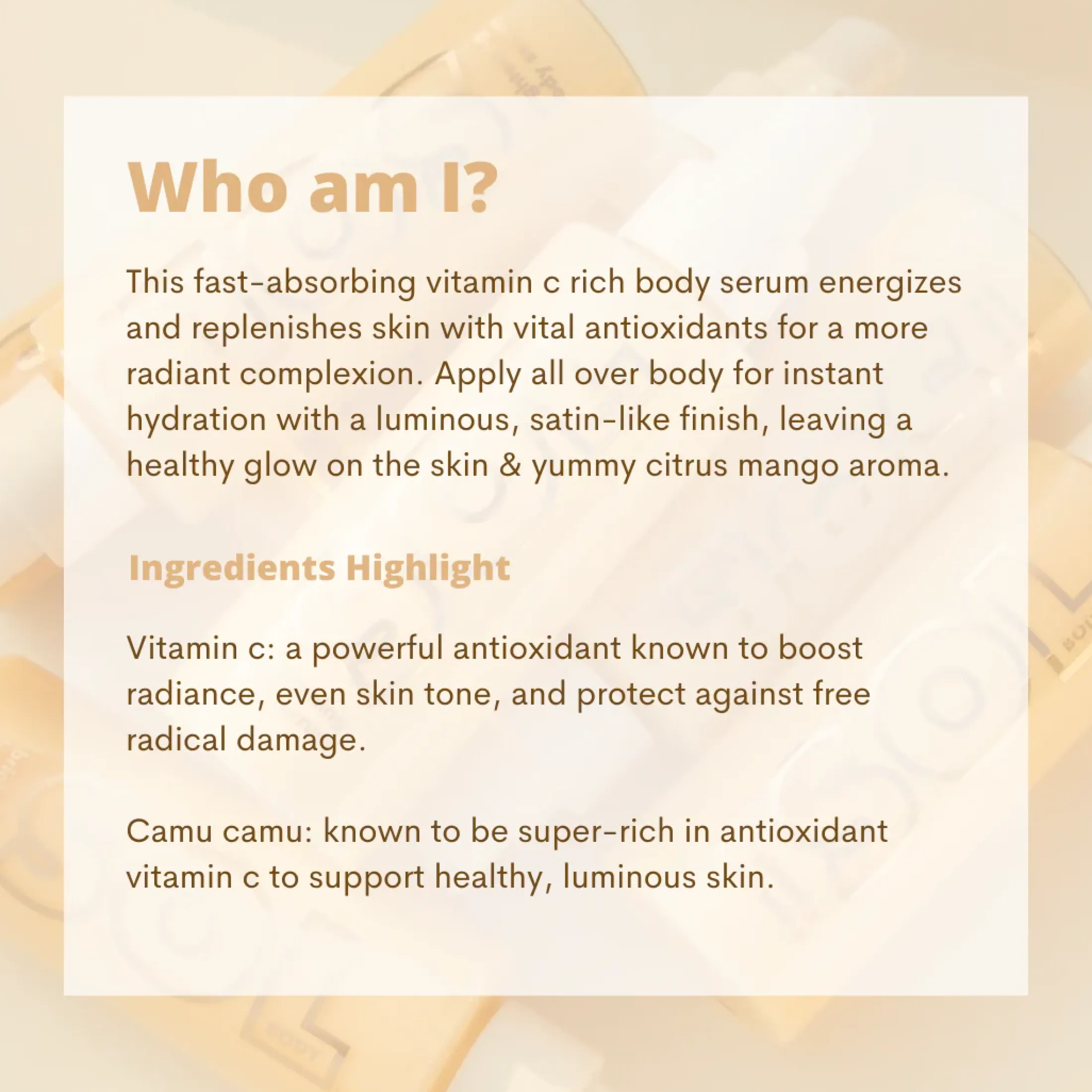 ColourPop Body*Brightening Body Lotion Vitamin C-Rich Body Lotion