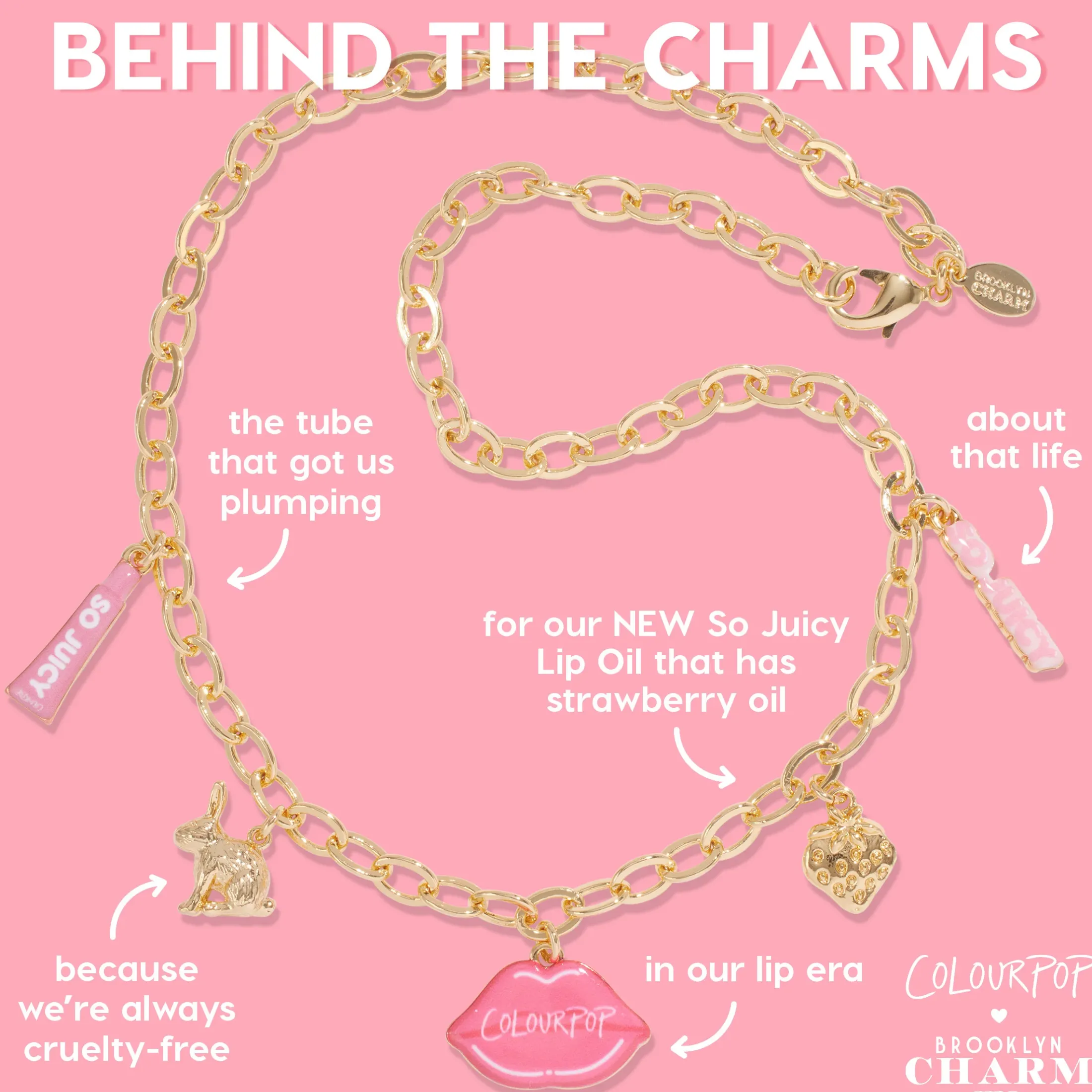 ColourPop Accessories*Brooklyn Charm x Necklace Limited-Edition Necklace