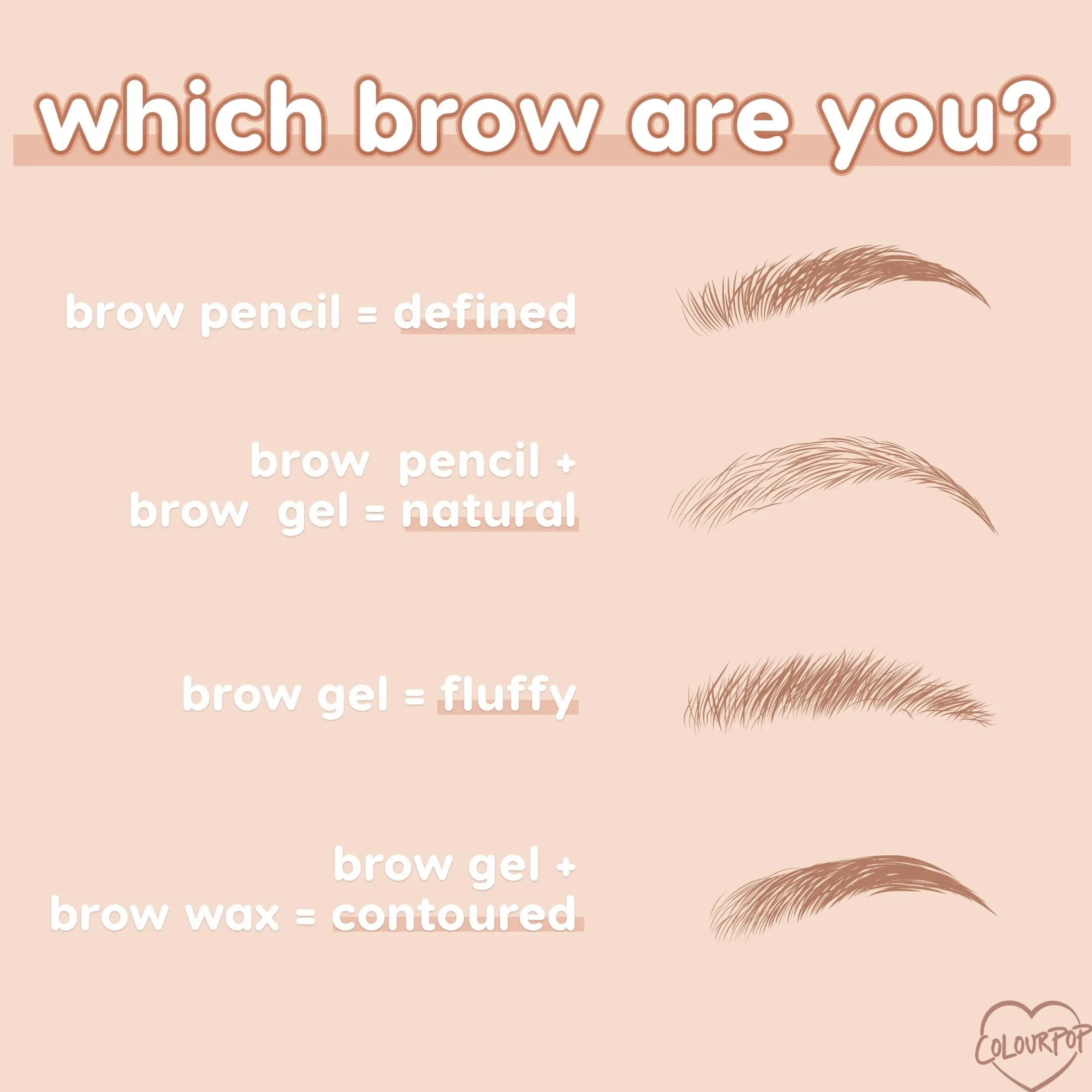 ColourPop Brow Makeup*Brow Pen Fine Felt-Tip Eyebrow Pen Medium Brown