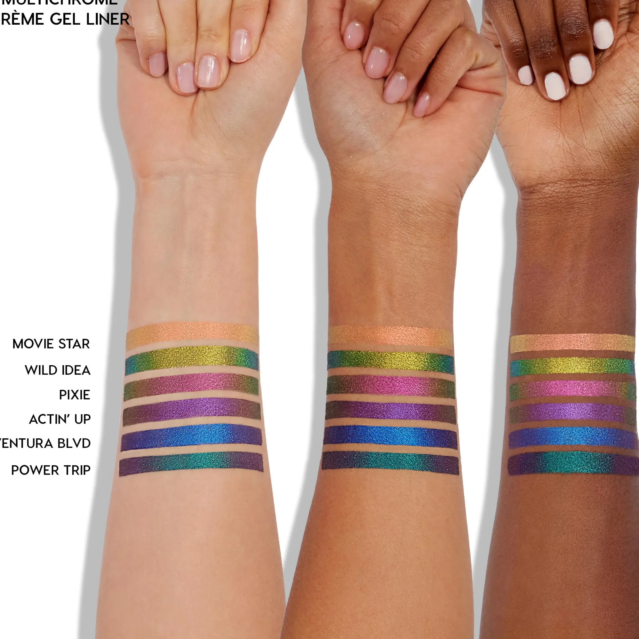 ColourPop Eye Sets*Chrome on Chrome BFF Crème Gel Liner Trio