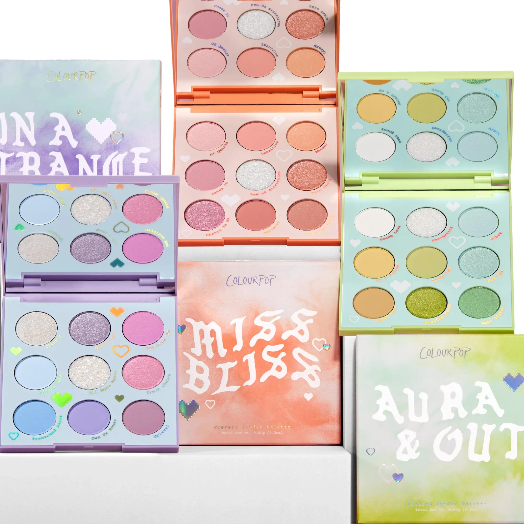 ColourPop Colorful Palettes|Eye Sets*Cloud Dye Pressed Powder Palette Set