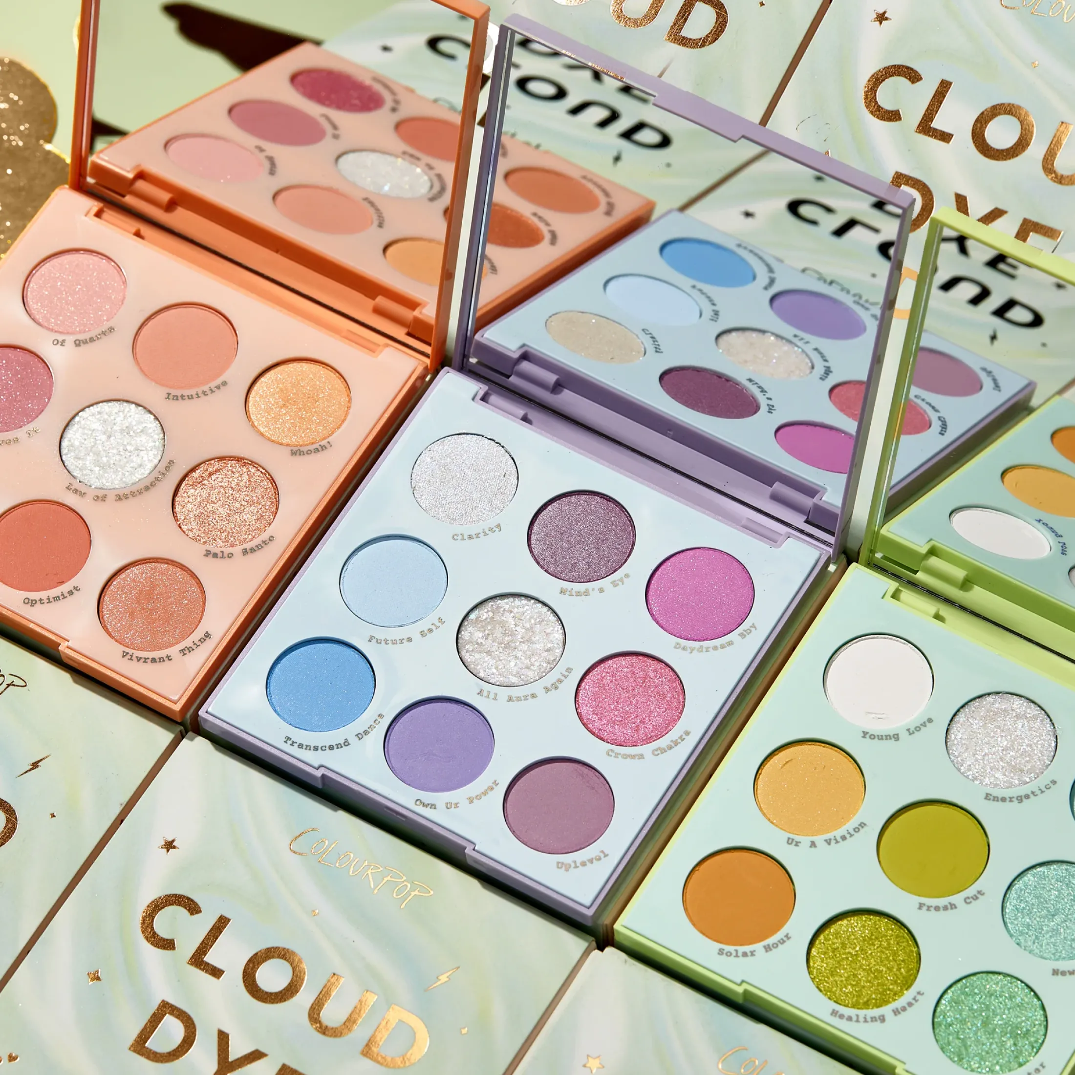 ColourPop Colorful Palettes|Eye Sets*Cloud Dye Pressed Powder Palette Set
