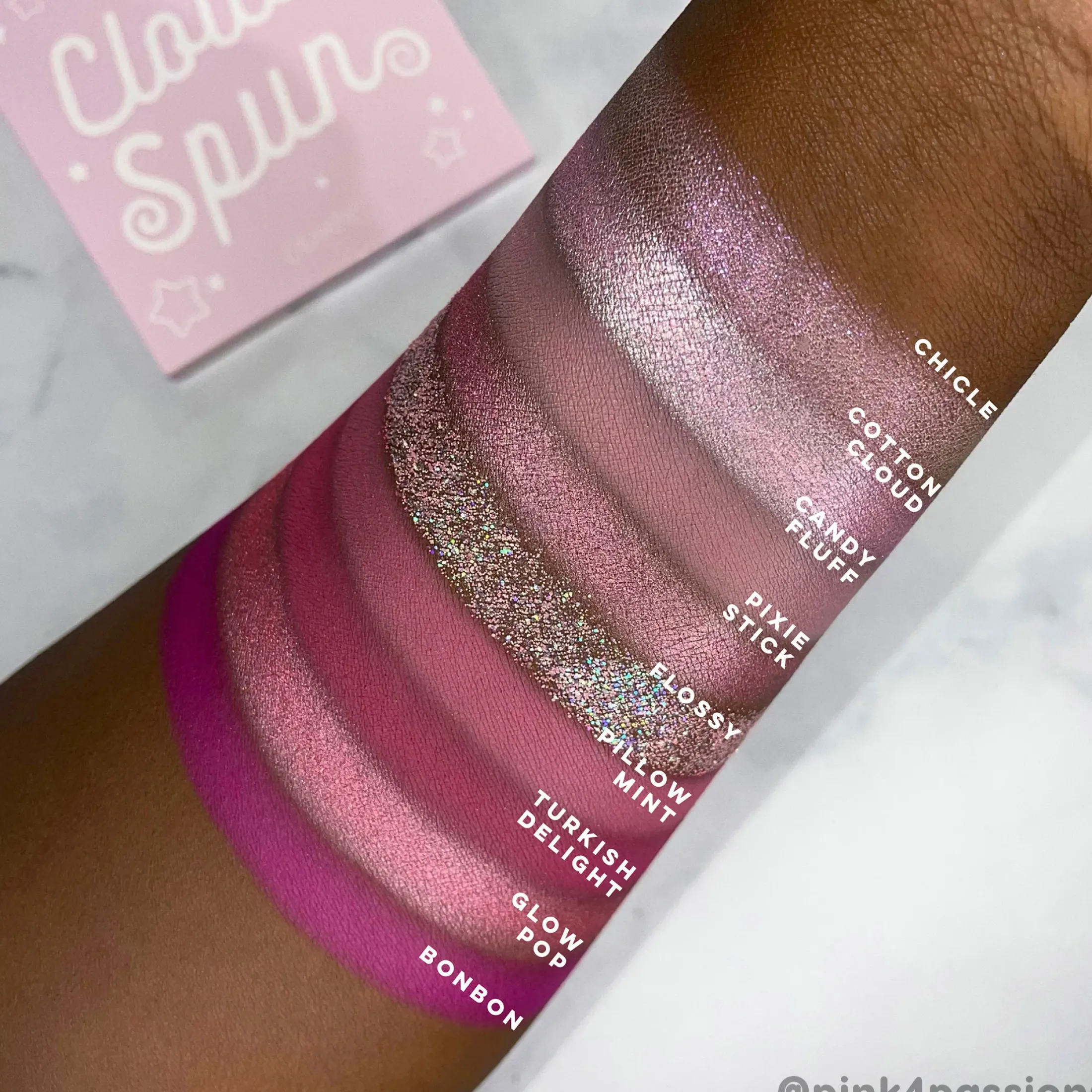 ColourPop Monochromatic Palettes*Cloud Spun Pink-Tone Powder Palette