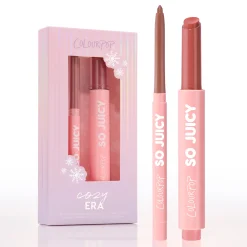 ColourPop Lip Gloss & Lip Oil|Lip Sets*Cozy Era Nude plumping gloss balm & lip liner kit