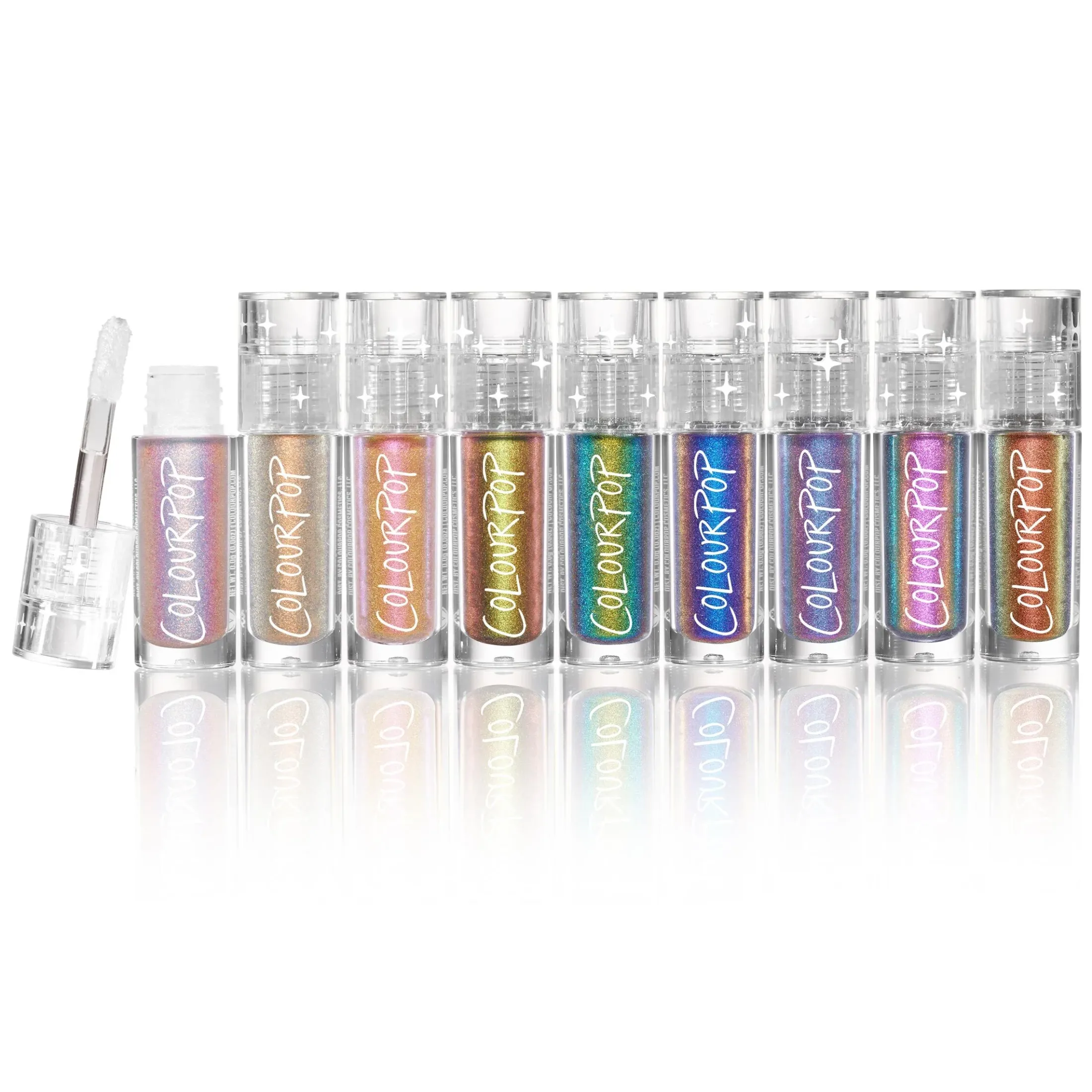 ColourPop Eyeshadow|Eye Sets*Crazy 4 Chrome Chrome Liquid Eyeshadow Set
