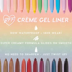 ColourPop Eye Sets*Creme Gel Liner BFF Crème Gel Liner Trio Out of the Blue