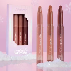 ColourPop Lipstick & Lip Stains|Lip Sets*Cuddle Weather Nude lipstick kit
