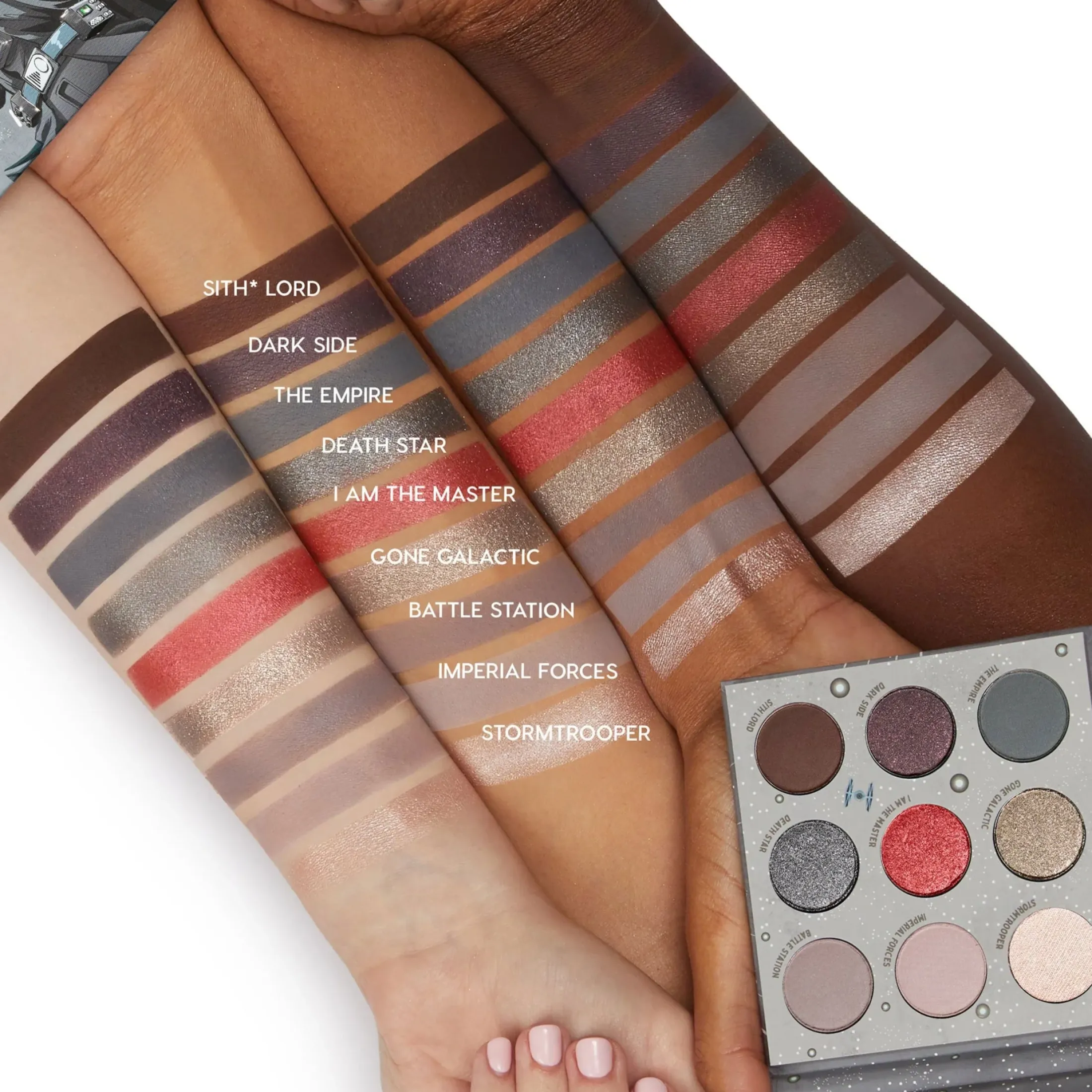 ColourPop Collab Palettes*Darth Vader™ Pressed Powder Palette