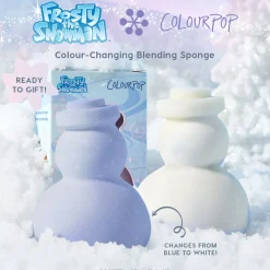 ColourPop Face Sponges*Everyone’s Favorite Snowman Colour-changing blending sponge