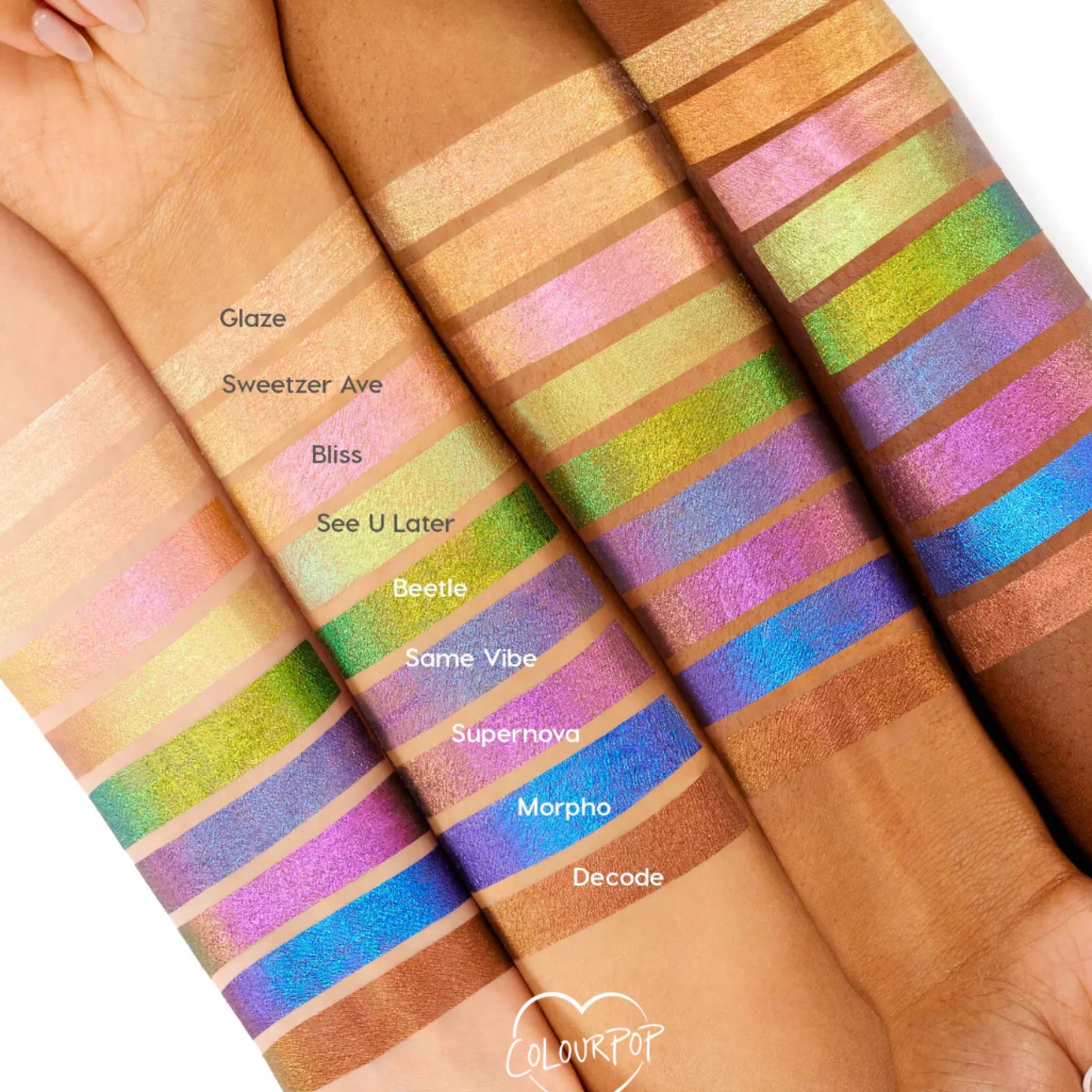 ColourPop Eyeshadow|Eye Sets*Feelin’ Bold Chrome Liquid Shadow Set