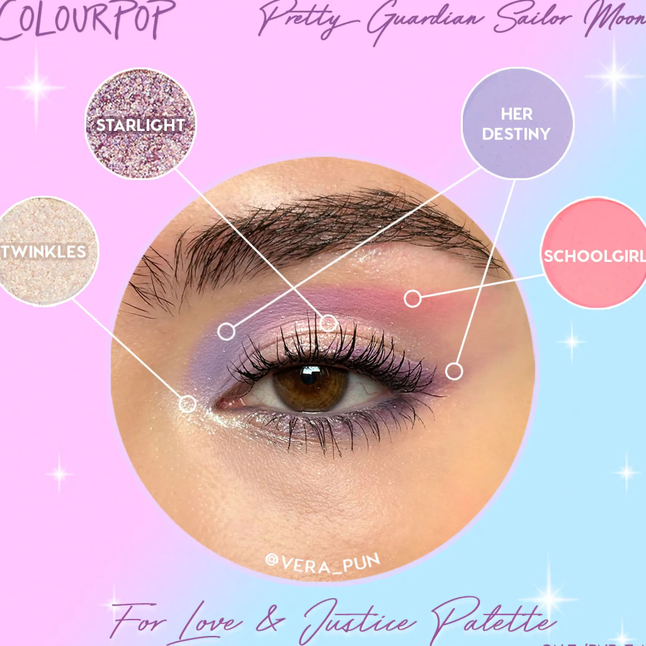 ColourPop Collab Palettes*For Love & Justice Celestial Shadow Palette