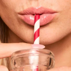 ColourPop Lip Care*Fresh Kiss Glossy Balm Peptide Glossy Lip Balm Strawberry Milk
