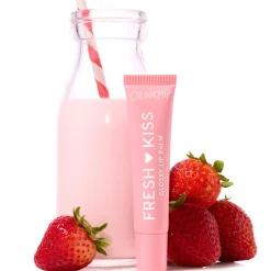 ColourPop Lip Care*Fresh Kiss Glossy Balm Peptide Glossy Lip Balm Strawberry Milk