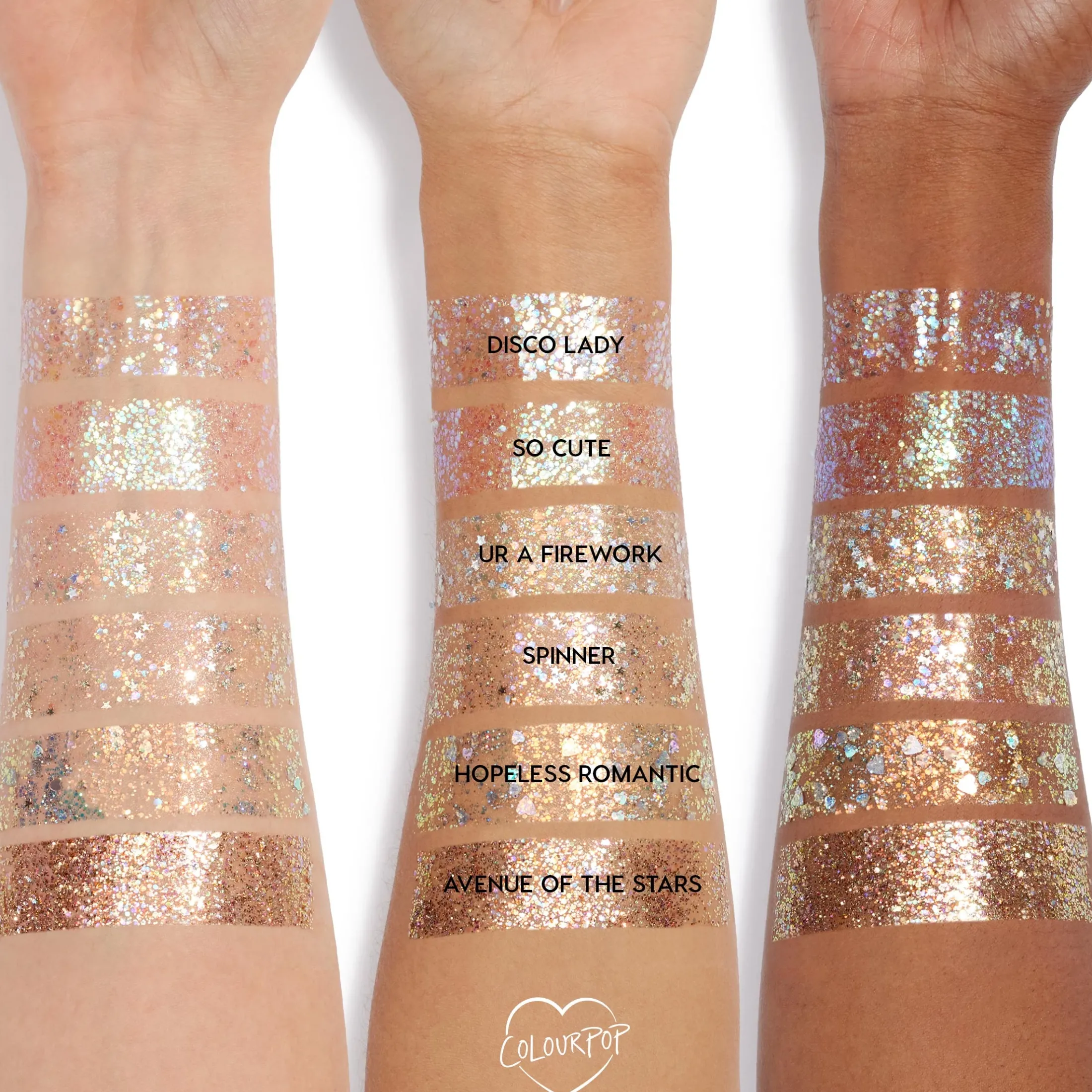 ColourPop Glitter*Glitterally Obsessed Body Glitter Gel Disco Lady