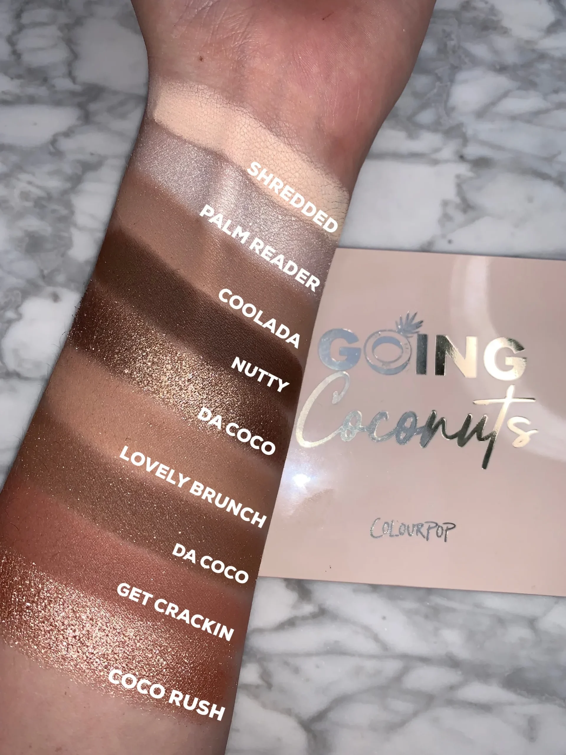 ColourPop Nude Palettes*Going Coconuts Neutral Shadow Palette