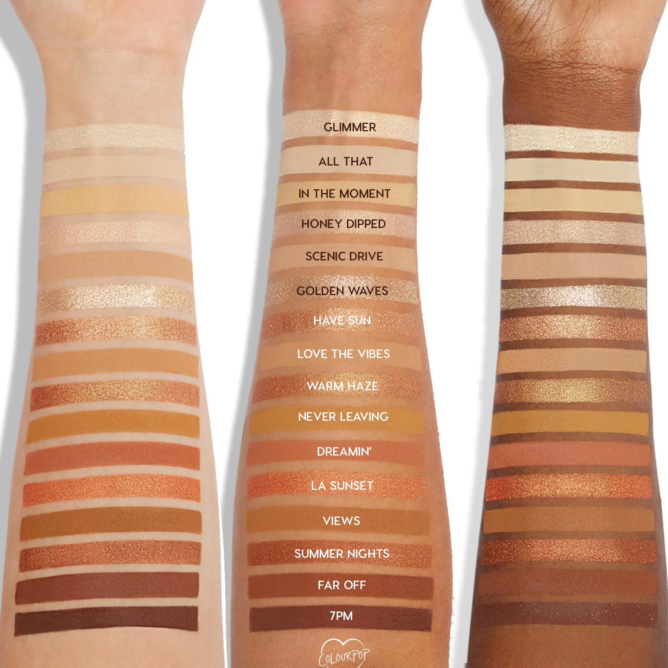 ColourPop Nude Palettes*Golden Hour Sunset-Tone Shadow Palette