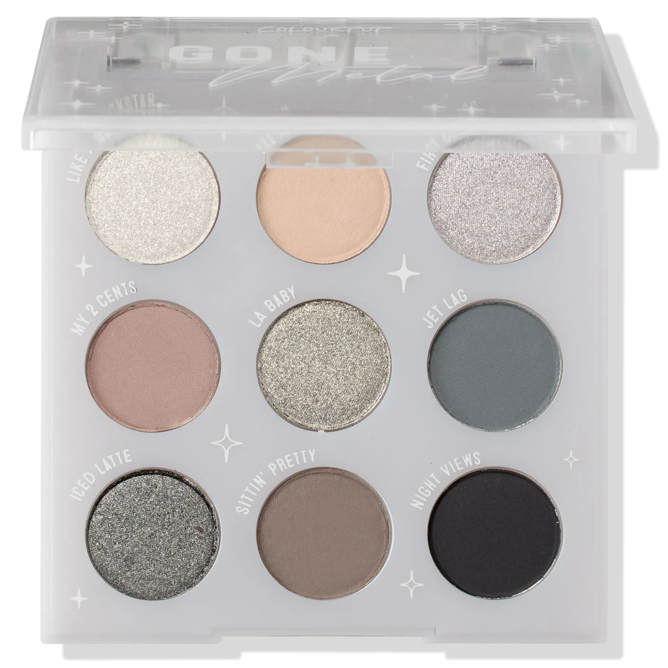 ColourPop Colorful Palettes*Gone Metal Cool-Tone Shadow Palette