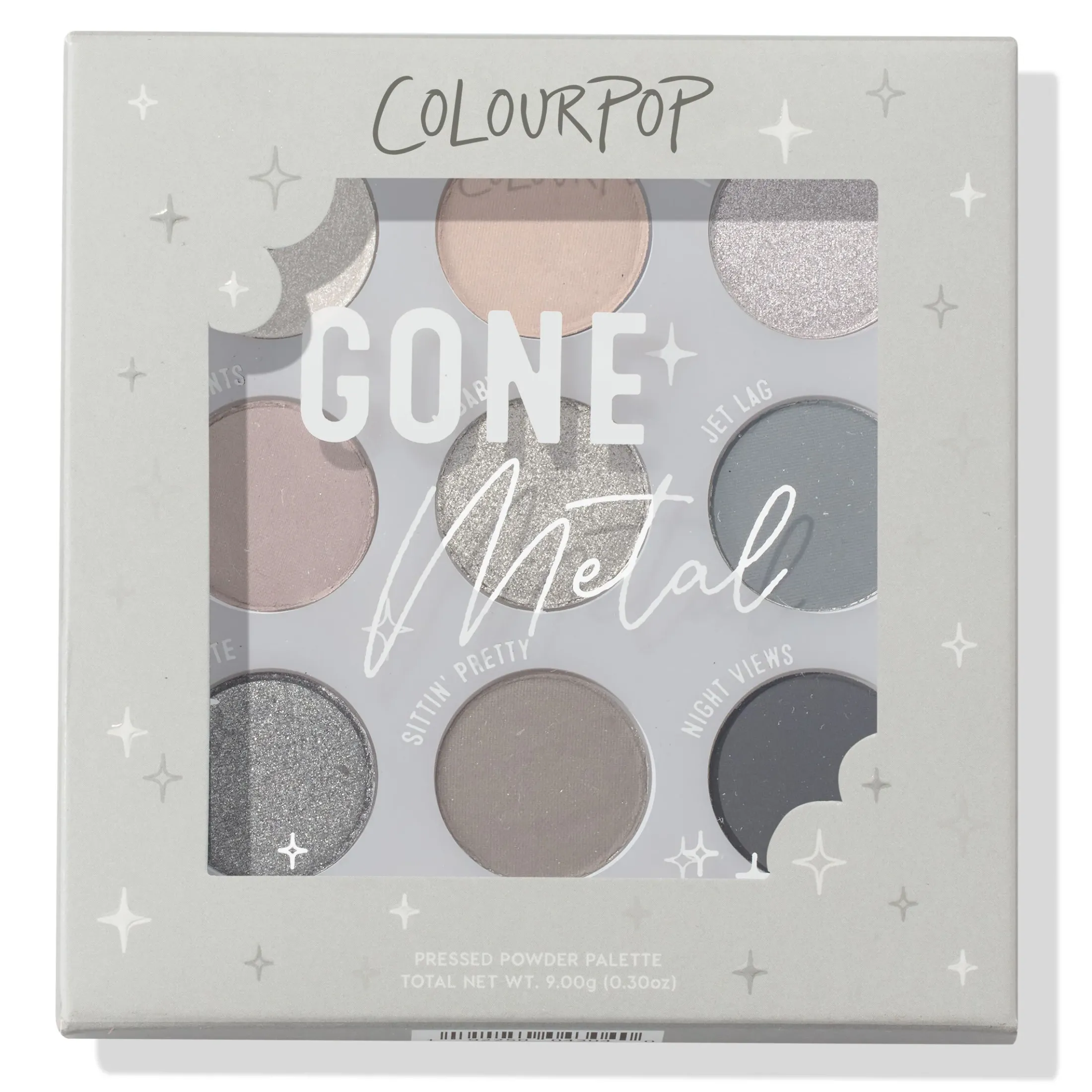ColourPop Colorful Palettes*Gone Metal Cool-Tone Shadow Palette