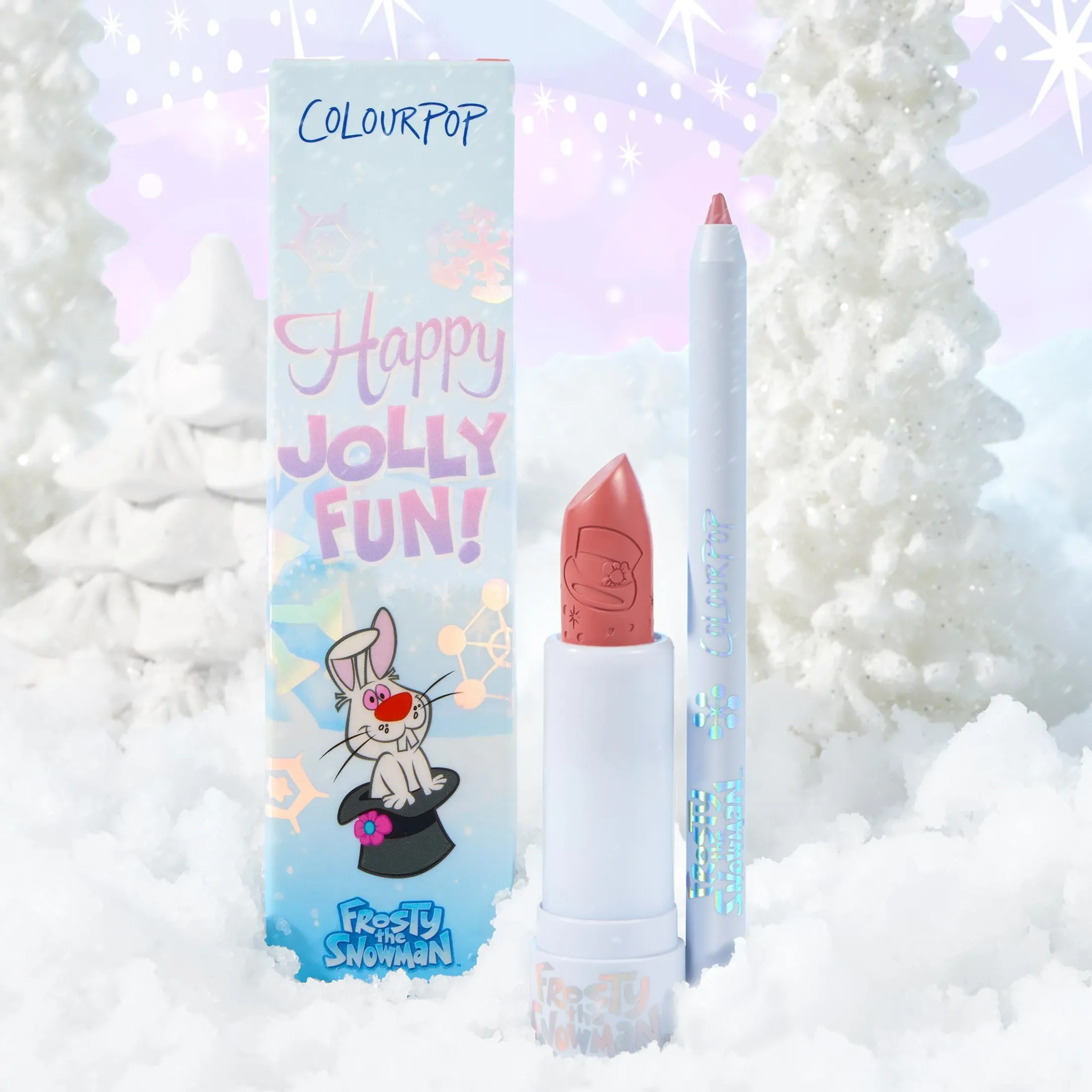 ColourPop Lipstick & Lip Stains|Lip Sets*Happy Jolly Fun! Lip pencil & lipstick duo