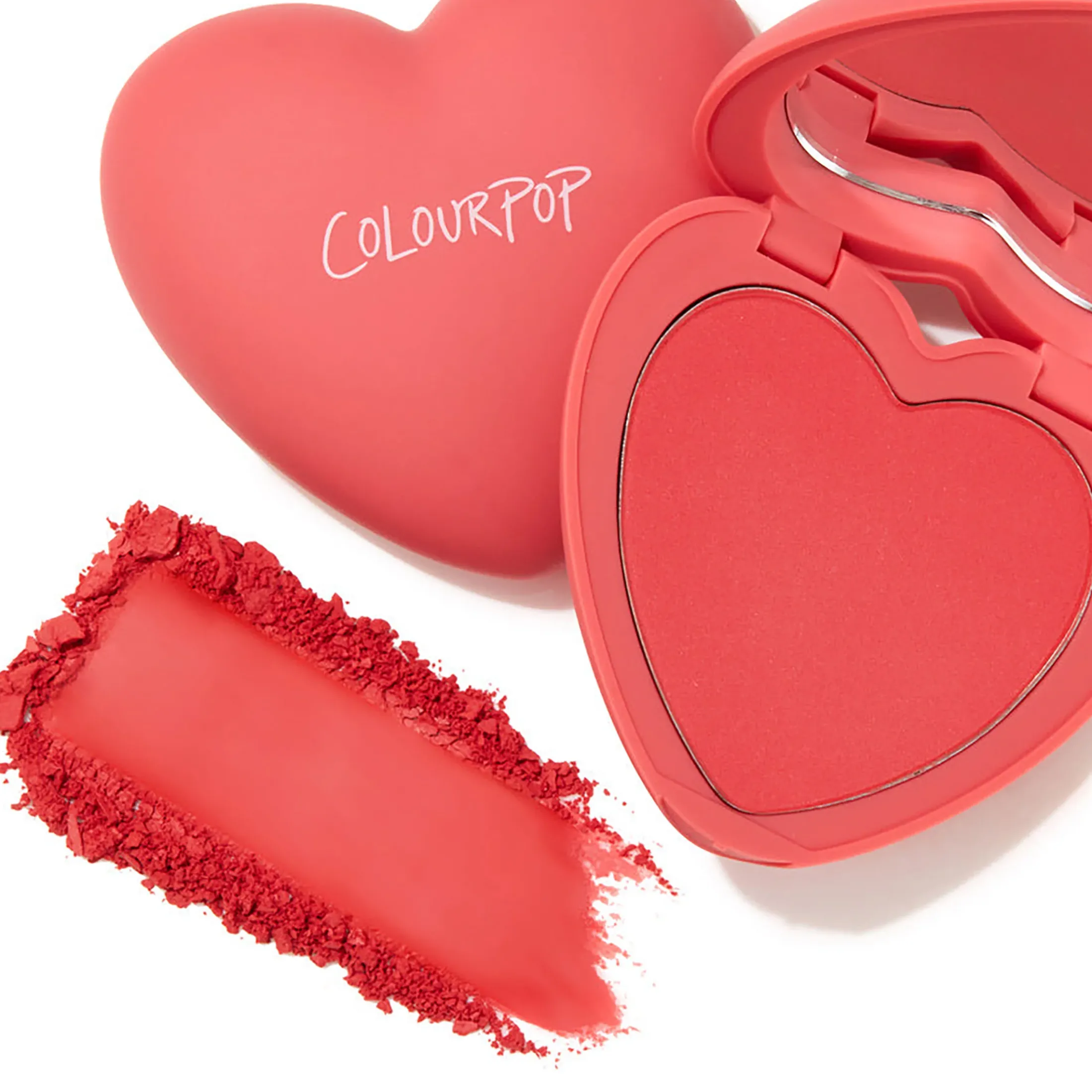 ColourPop Blush*Heart Blush Silky Powder Blush 4ever Yours