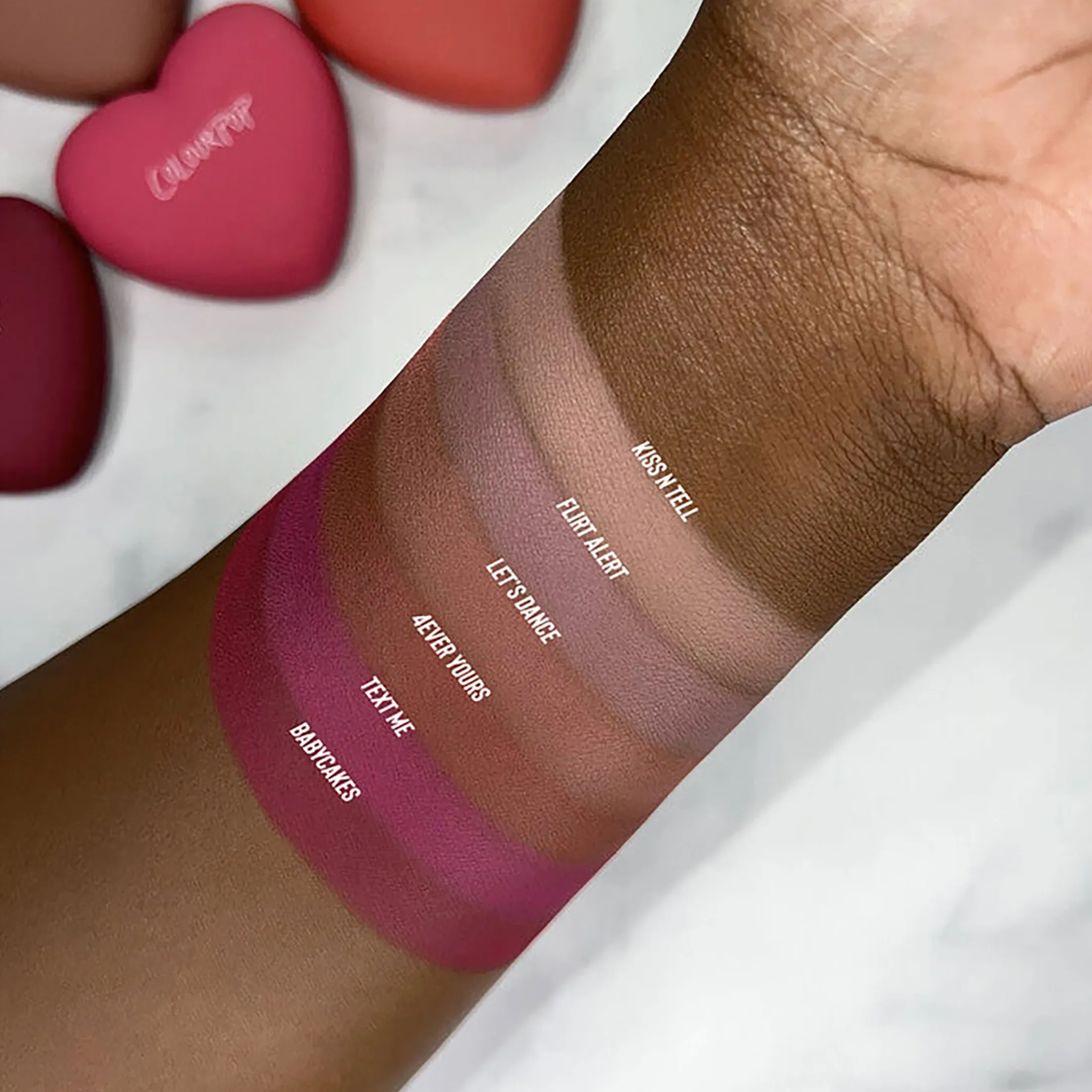 ColourPop Blush*Heart Blush Silky Powder Blush 4ever Yours