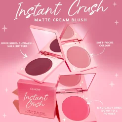 ColourPop Blush*Instant Crush Cream Blush Natural Matte Cream Blush Angel Energy