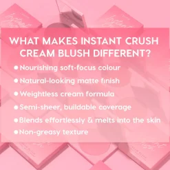 ColourPop Blush*Instant Crush Cream Blush Natural Matte Cream Blush Angel Energy