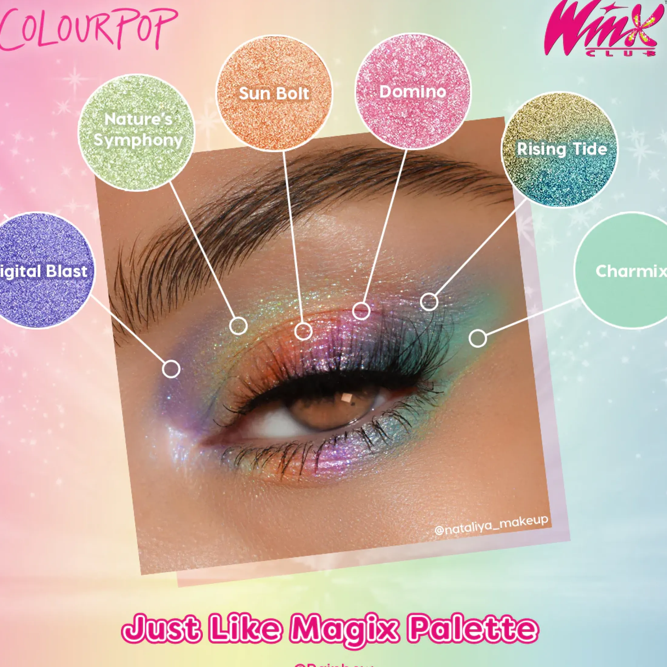 ColourPop Collab Palettes*Just Like Magix Multicolor Powder Palette