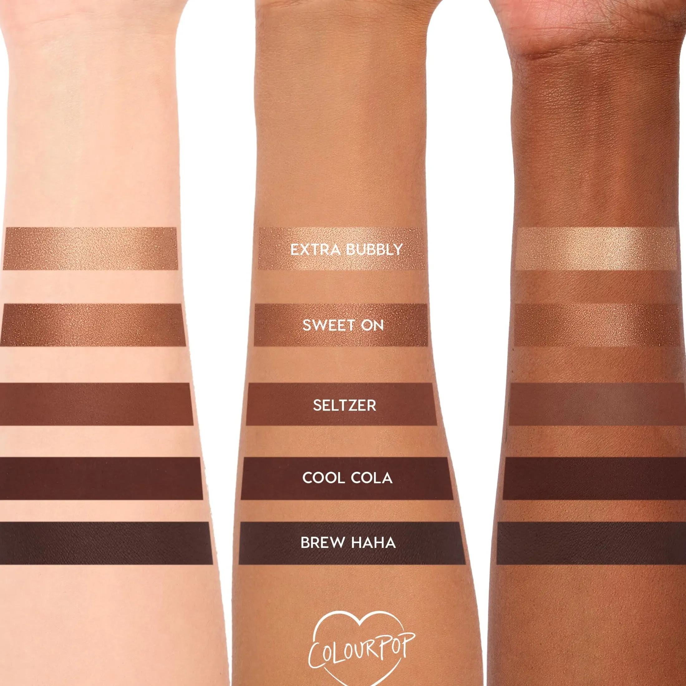 ColourPop Eye Sets*Let It Bronze Bronze eyeshadow palette & gel liner kit
