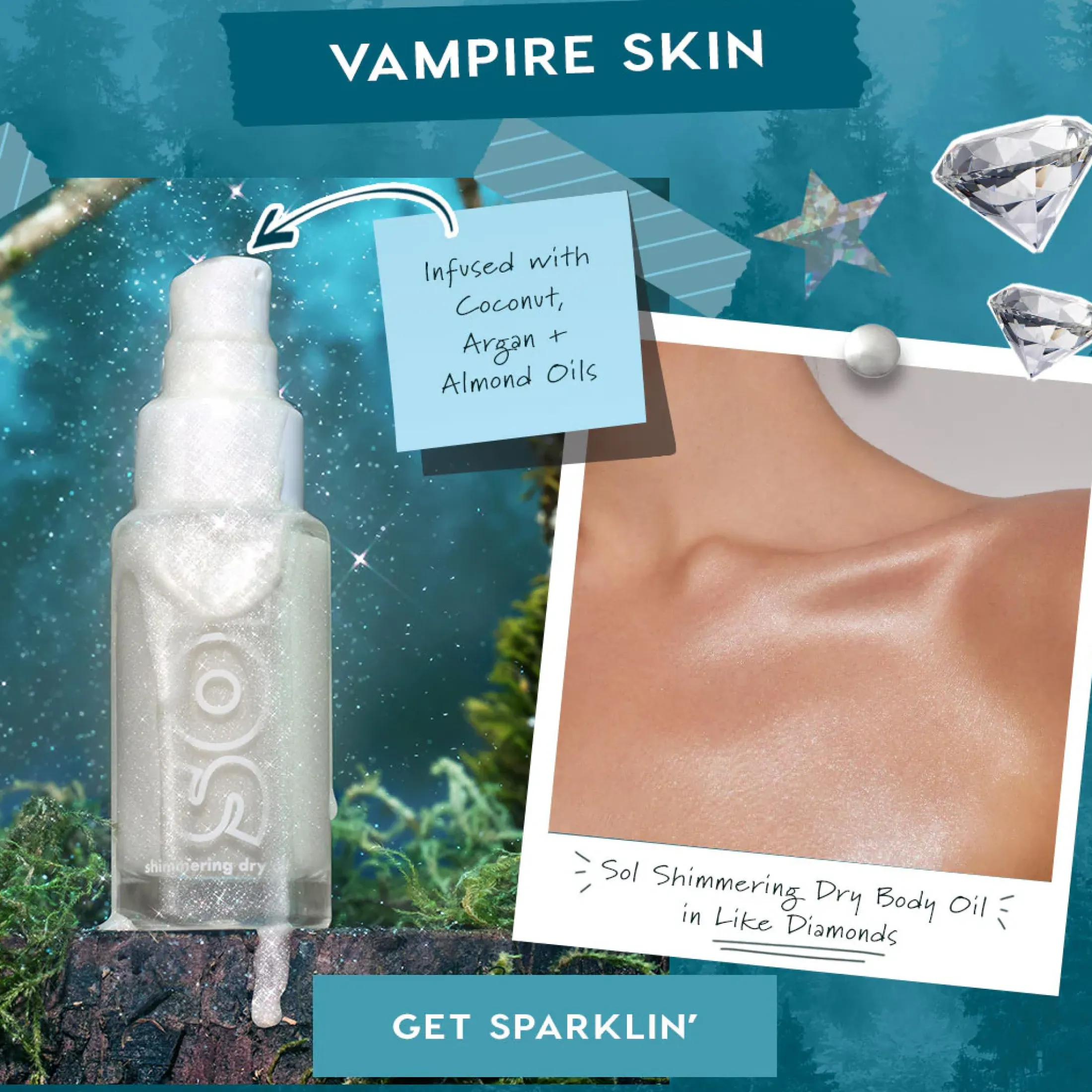 ColourPop Body*Like Diamonds Mini Shimmering Dry Oil