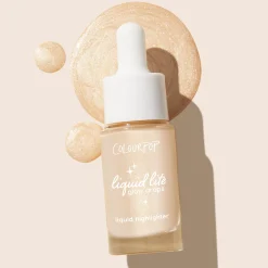 ColourPop Bronzer & Highlighter*Liquid Lite Glow Drops Face + Body Highlighter Sun O' Clock