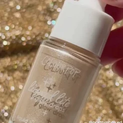ColourPop Bronzer & Highlighter*Liquid Lite Glow Drops Face + Body Highlighter Sun O' Clock