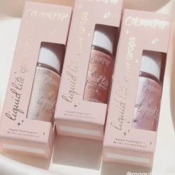 ColourPop Bronzer & Highlighter*Liquid Lite Glow Drops Face + Body Highlighter Sun O' Clock