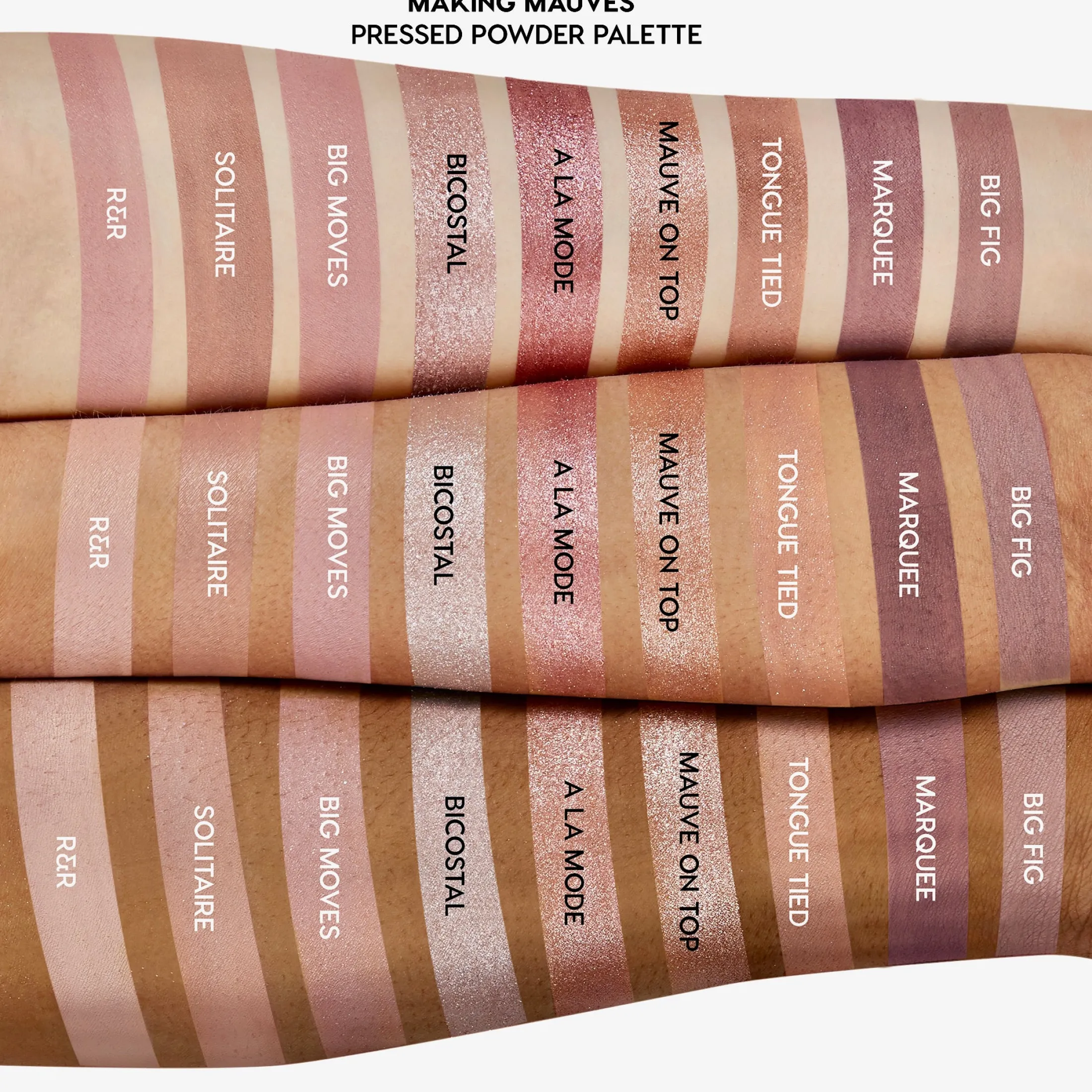 ColourPop Monochromatic Palettes*Making Mauves Cool-Mauve Shadow Palette
