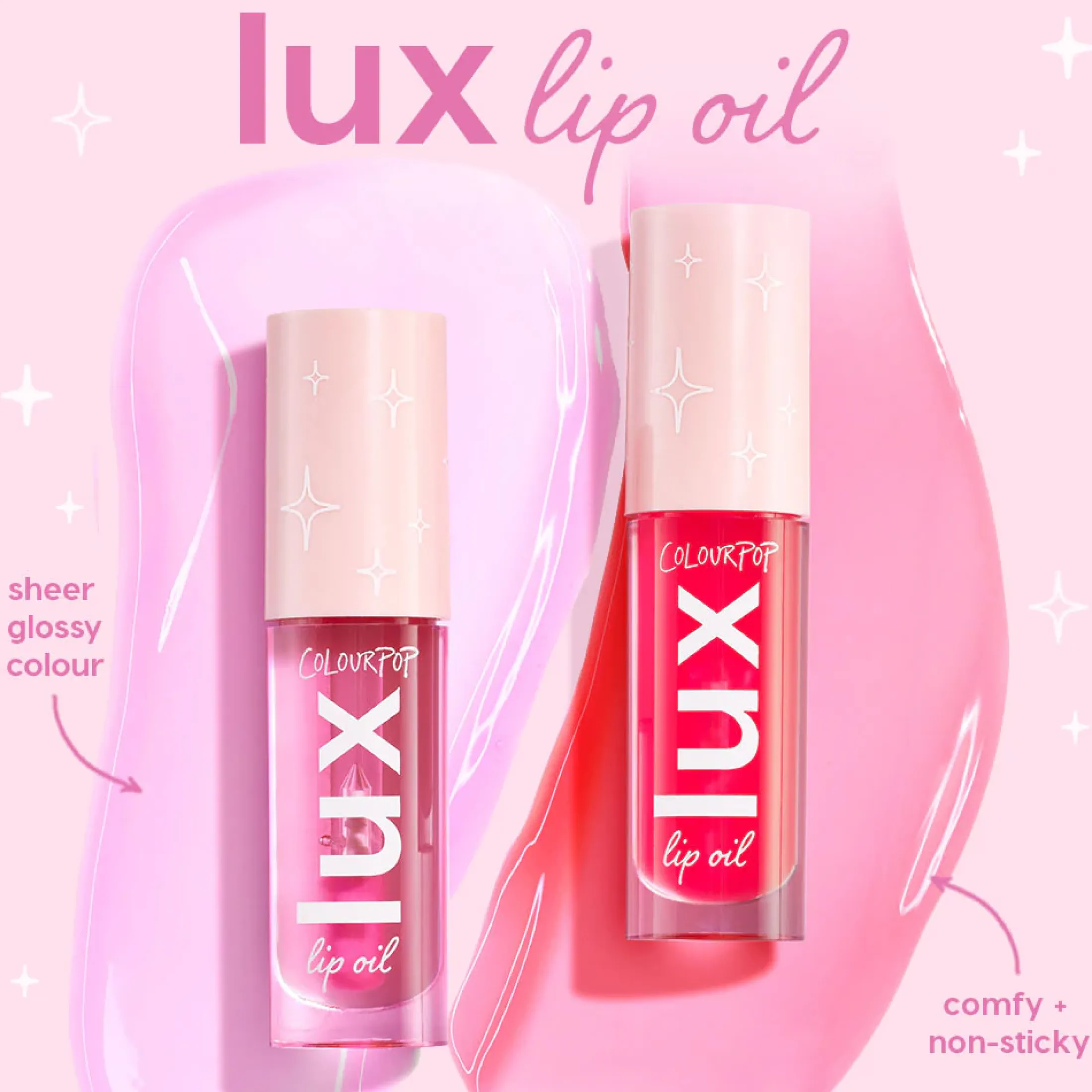ColourPop Lip Gloss & Lip Oil|Lip Sets*Nude Alert Lux Lip Oil Set
