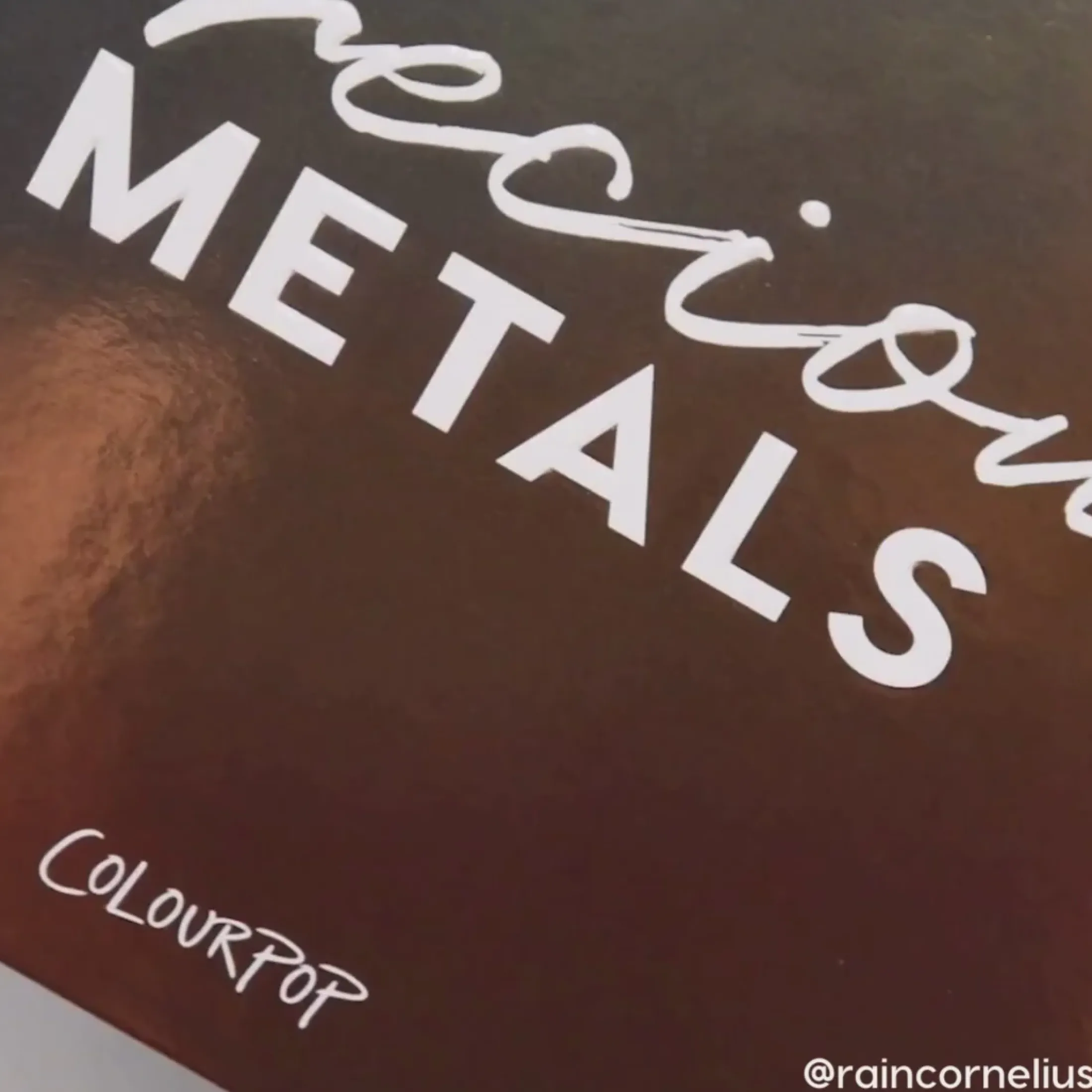 ColourPop Nude Palettes*Precious Metals Sparkly Neutral Palette