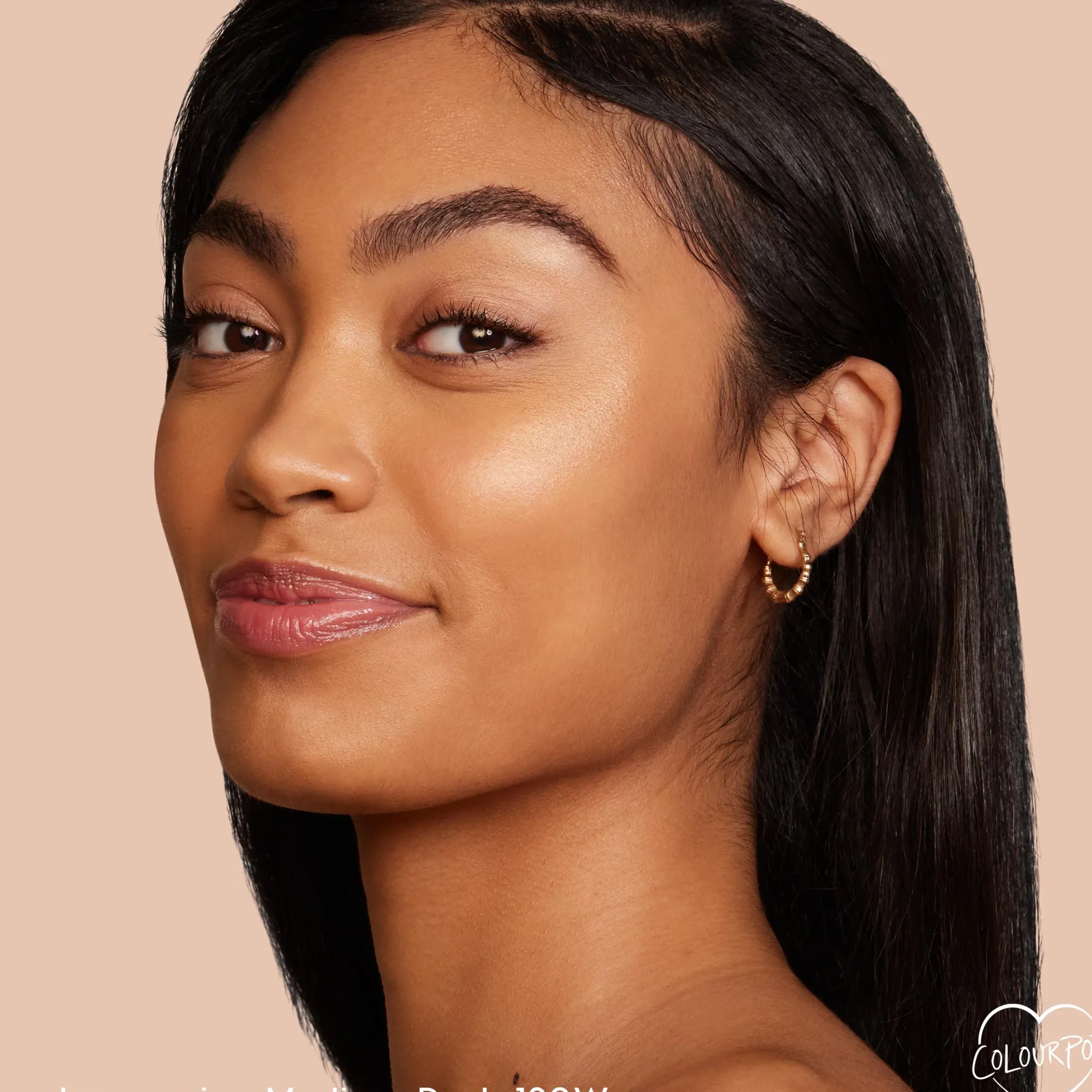 ColourPop Complexion*Pretty Fresh Hyaluronic Creamy Concealer Hydrating Liquid Concealer Medium Dark 120 W