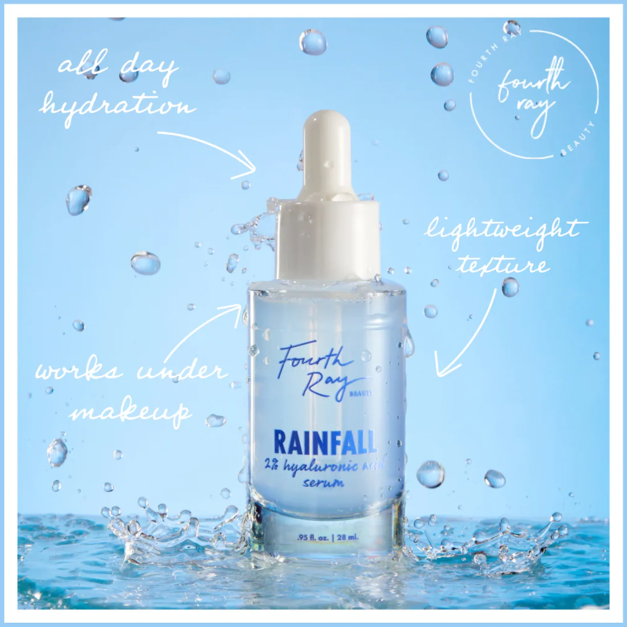 ColourPop Serums*Rainfall 2% HA Serum Hydrating Face Serum