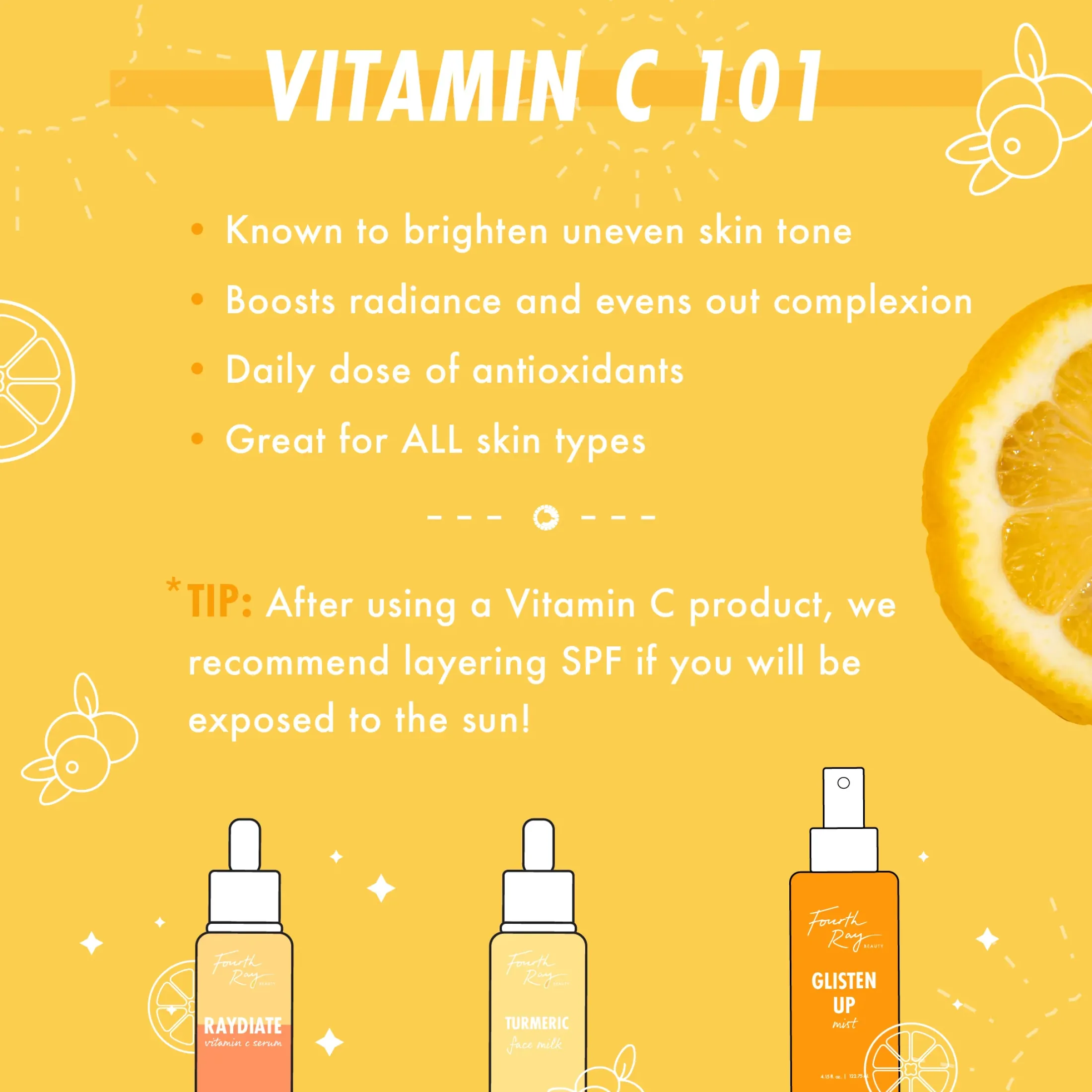 ColourPop Serums*RAYdiate Vitamin C Serum Brightening Face Serum