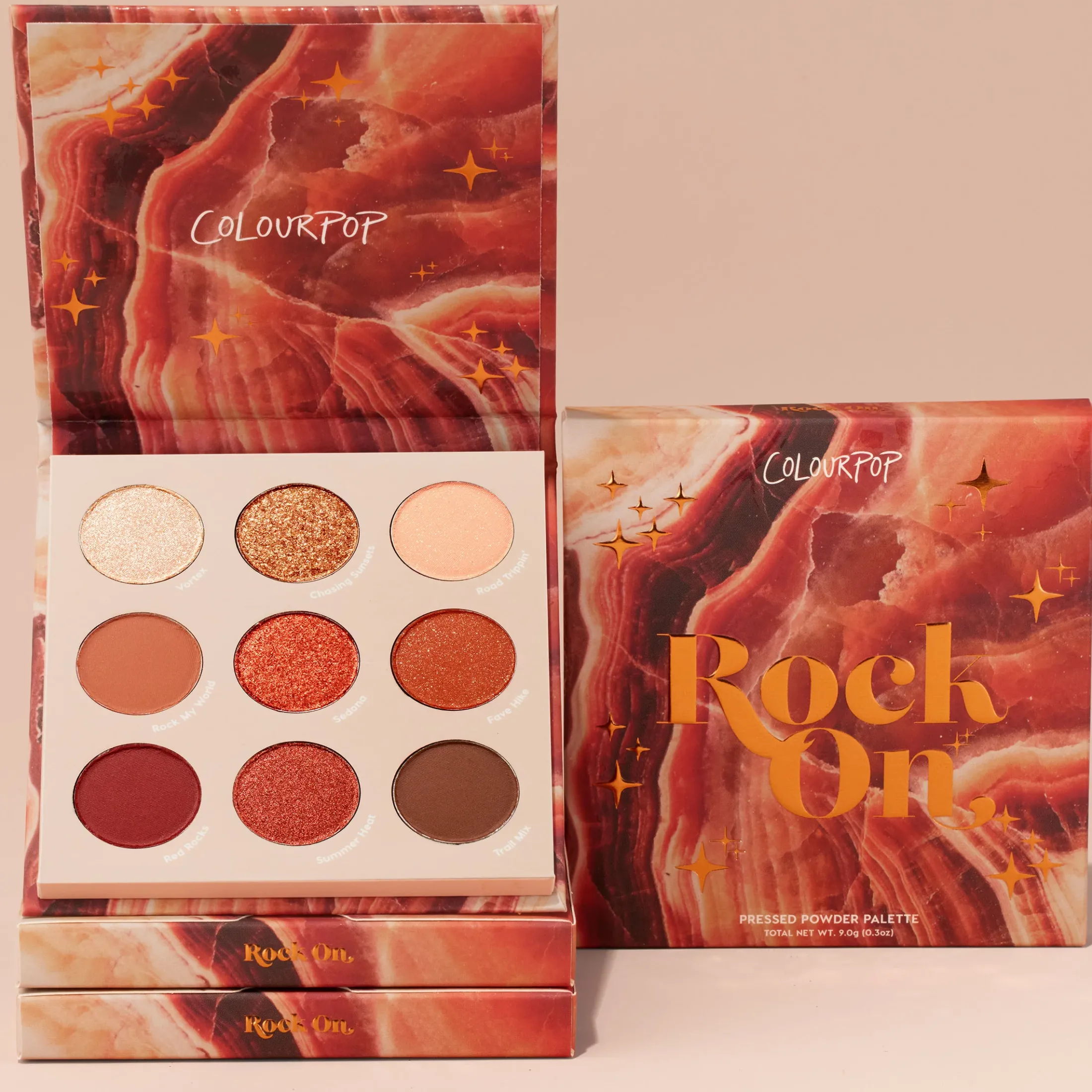 ColourPop Monochromatic Palettes|Nude Palettes*Rock On Warm Earth-Tone Palette