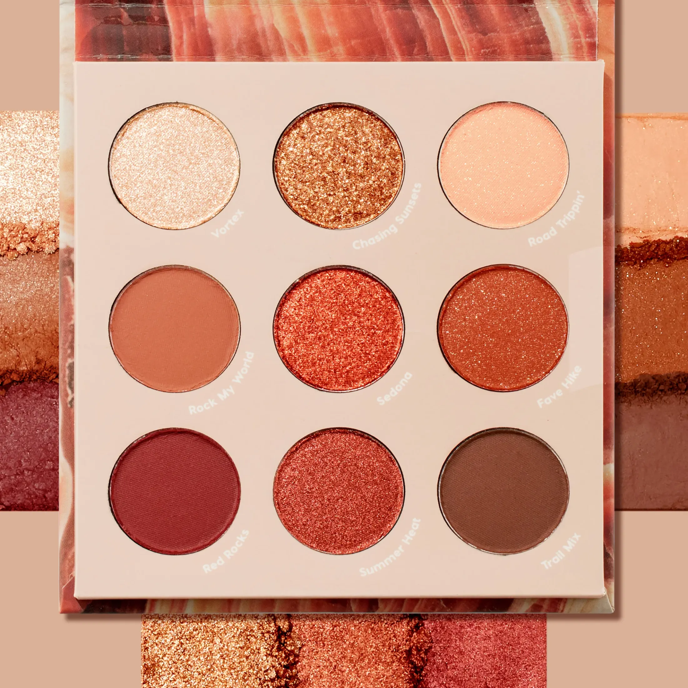 ColourPop Monochromatic Palettes|Nude Palettes*Rock On Warm Earth-Tone Palette
