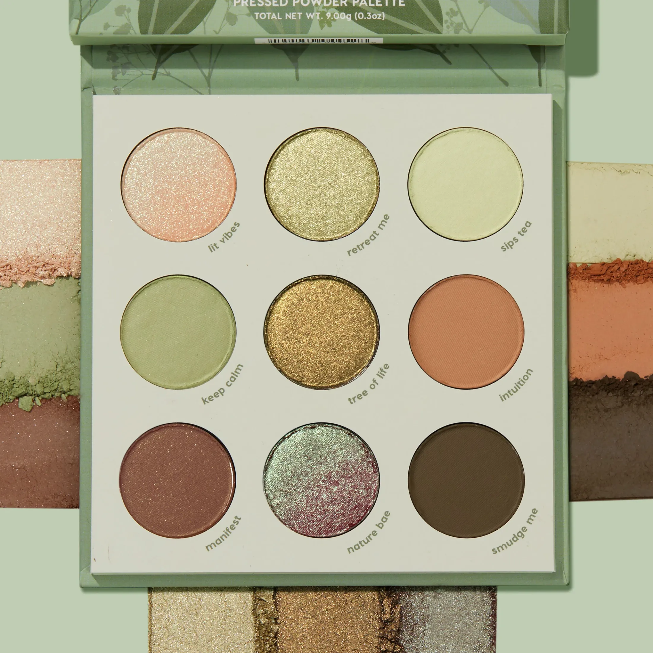 ColourPop Monochromatic Palettes|Colorful Palettes*Sage The Day Green Eyeshadow Palette