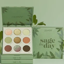 ColourPop Monochromatic Palettes|Colorful Palettes*Sage The Day Green Eyeshadow Palette