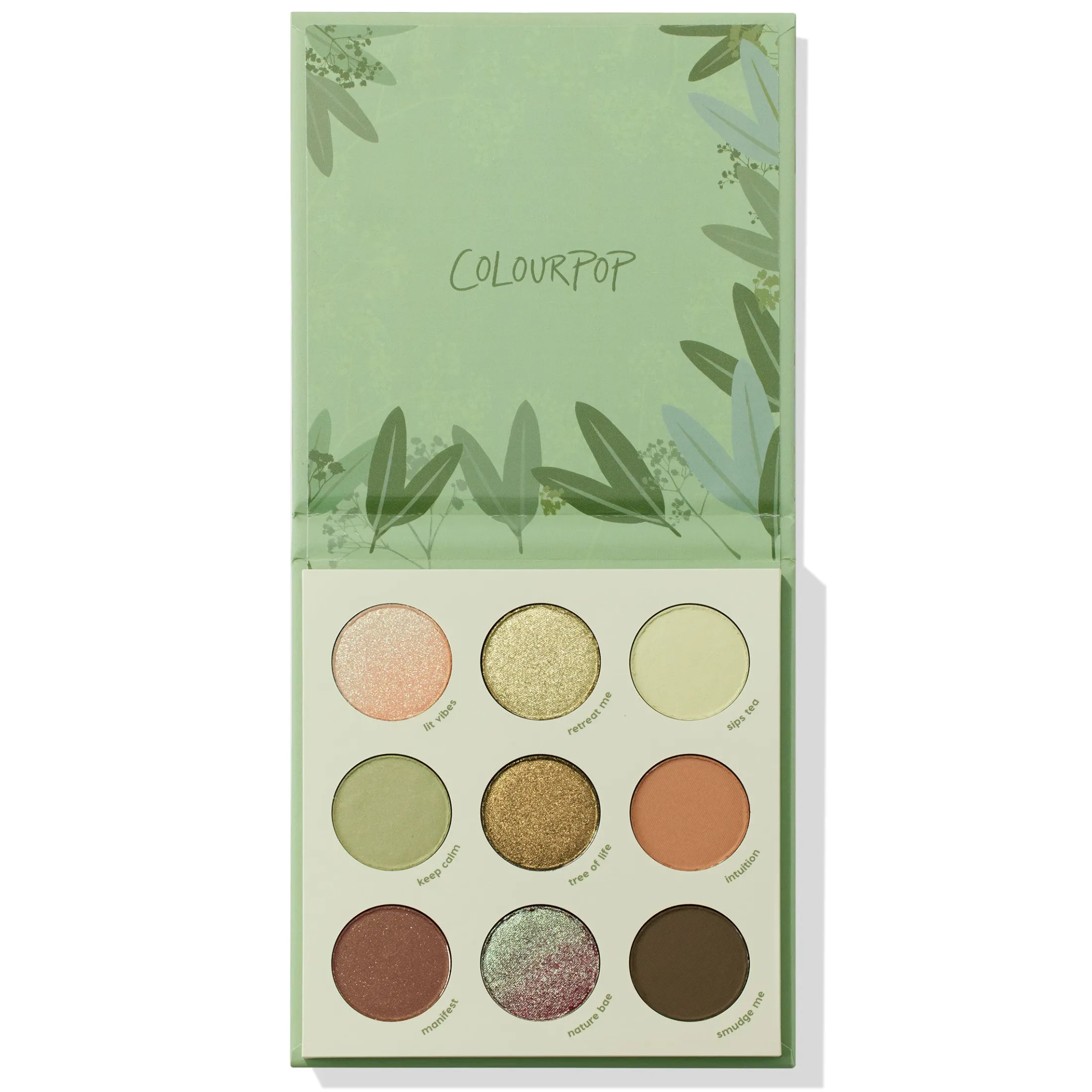 ColourPop Monochromatic Palettes|Colorful Palettes*Sage The Day Green Eyeshadow Palette